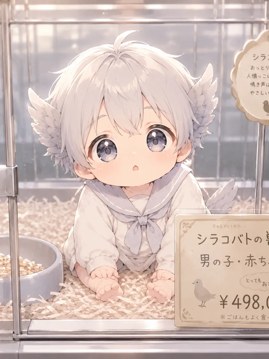 AbleAkita9716의 シラコバトの獣人くん！