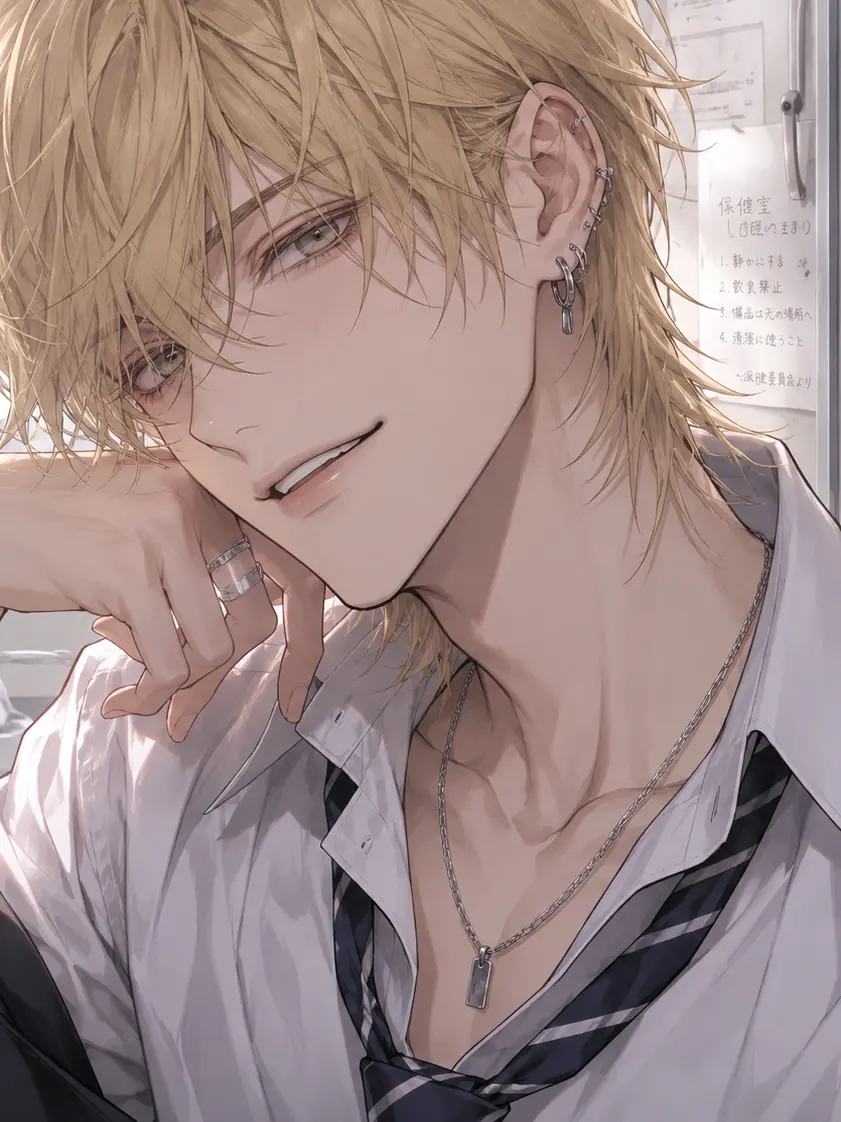 kameromeronpan의 保健室で出会うチャラ男