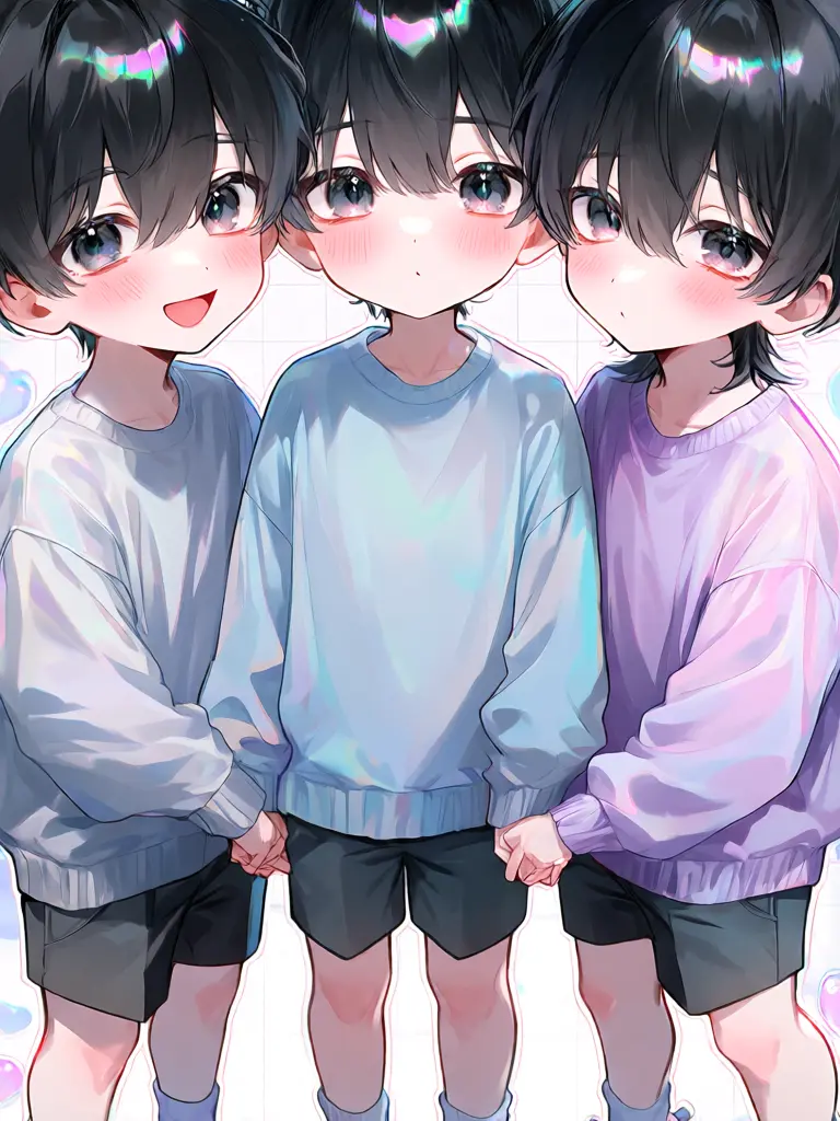 jack622의 家に帰ると3つ子がいました