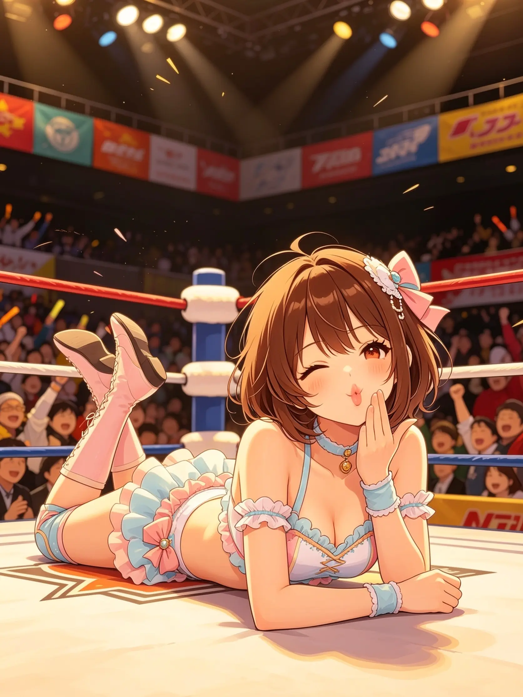 SilkyPasta1462의 男女混合プロレス❤