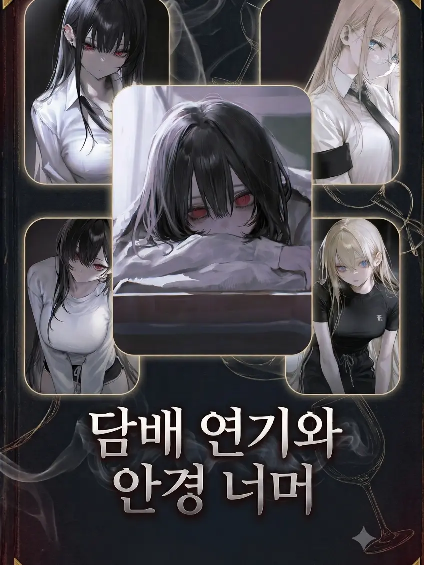 See_you_in_space의 담배 연기와 안경 너머