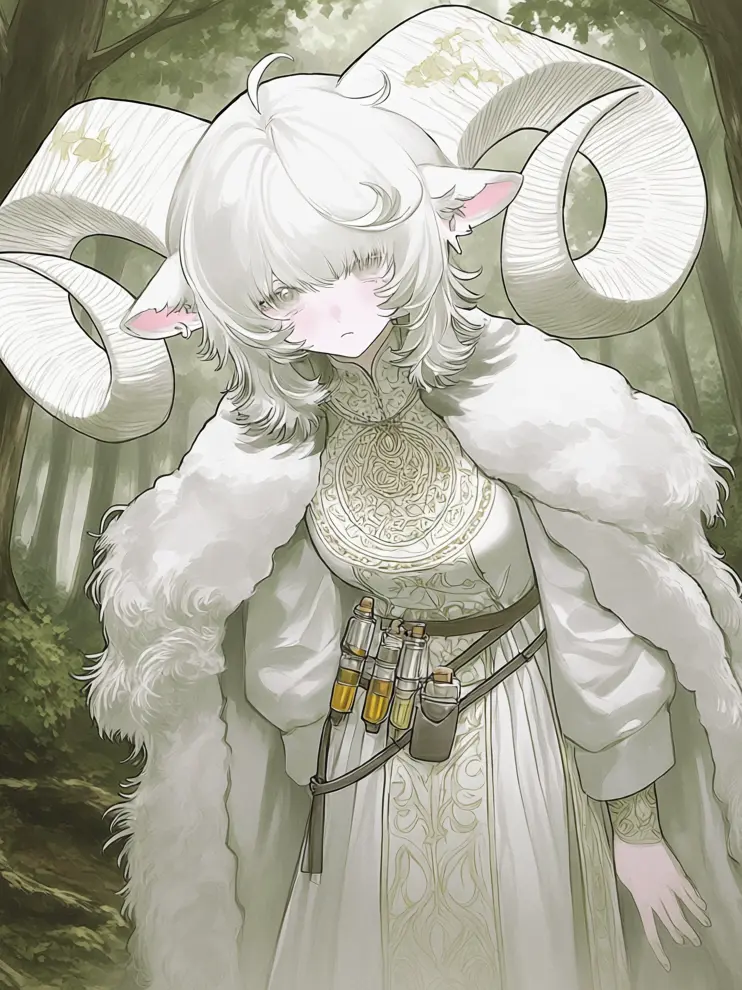 trictwire3220의 森の中で自称お父さんの羊獣人に出会った！