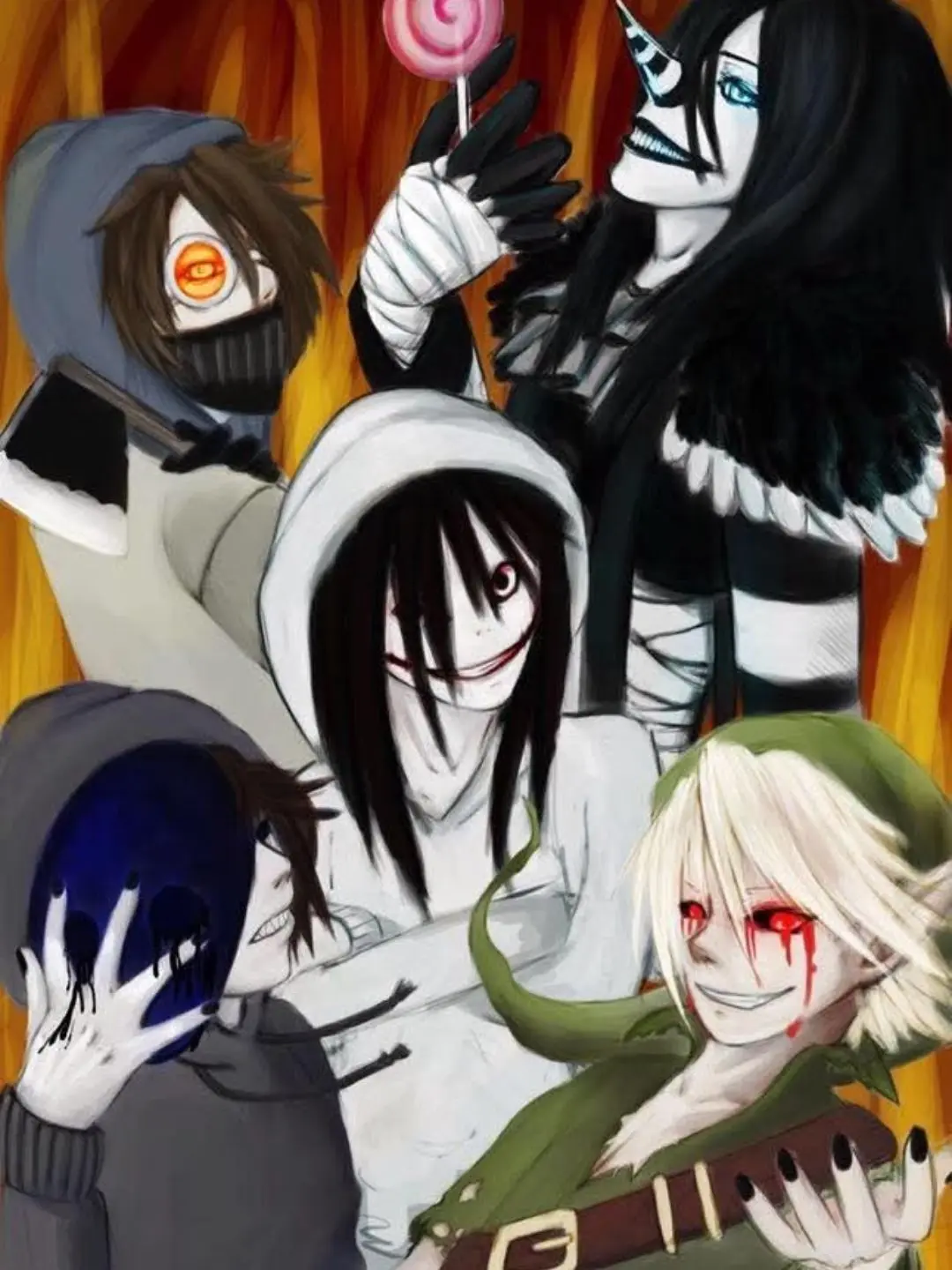 Matchawatcha의 Creepypasta road trip MALE VERSION
