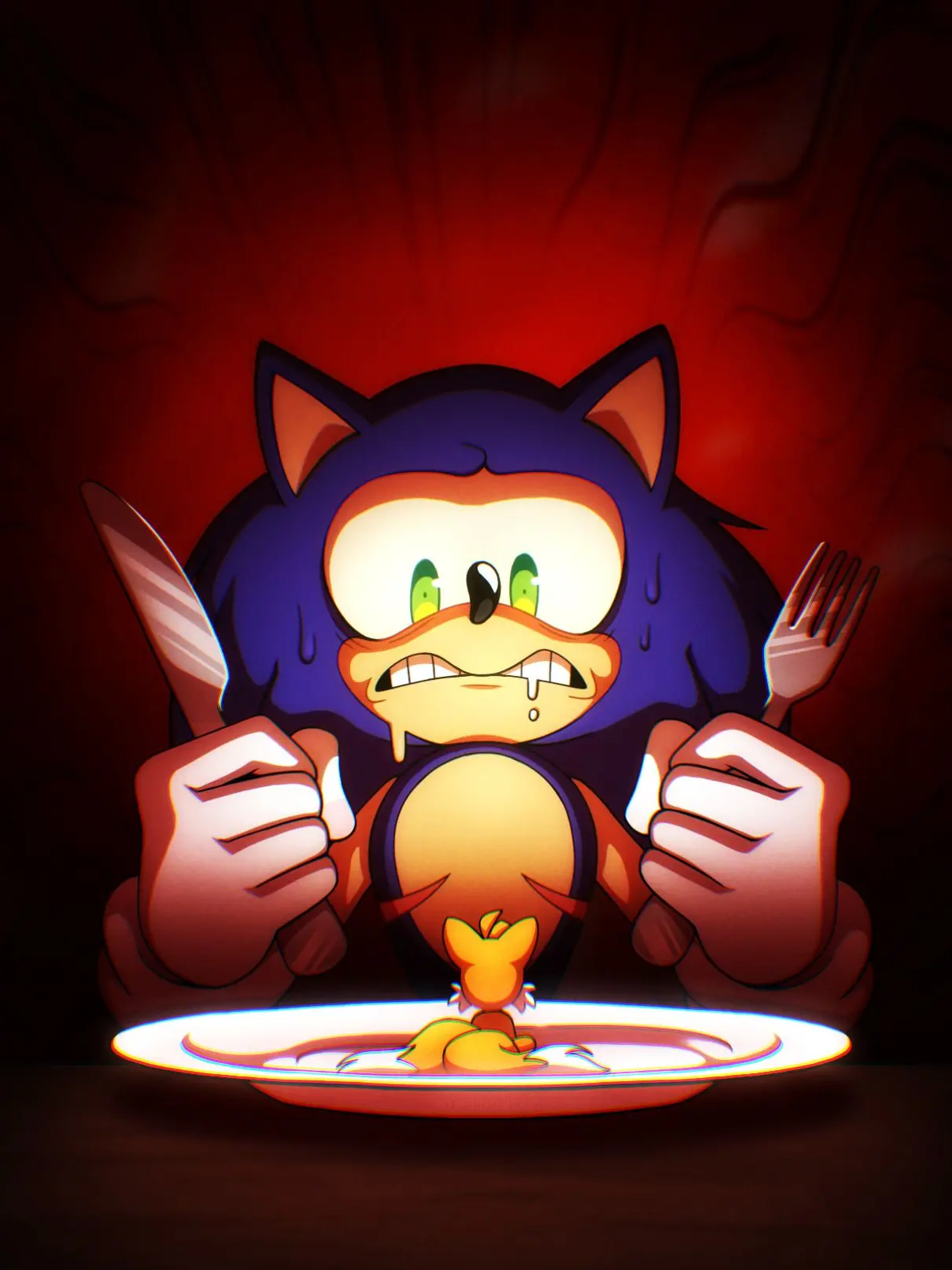 HazzyYT_Official의 Hungry Sonic AU