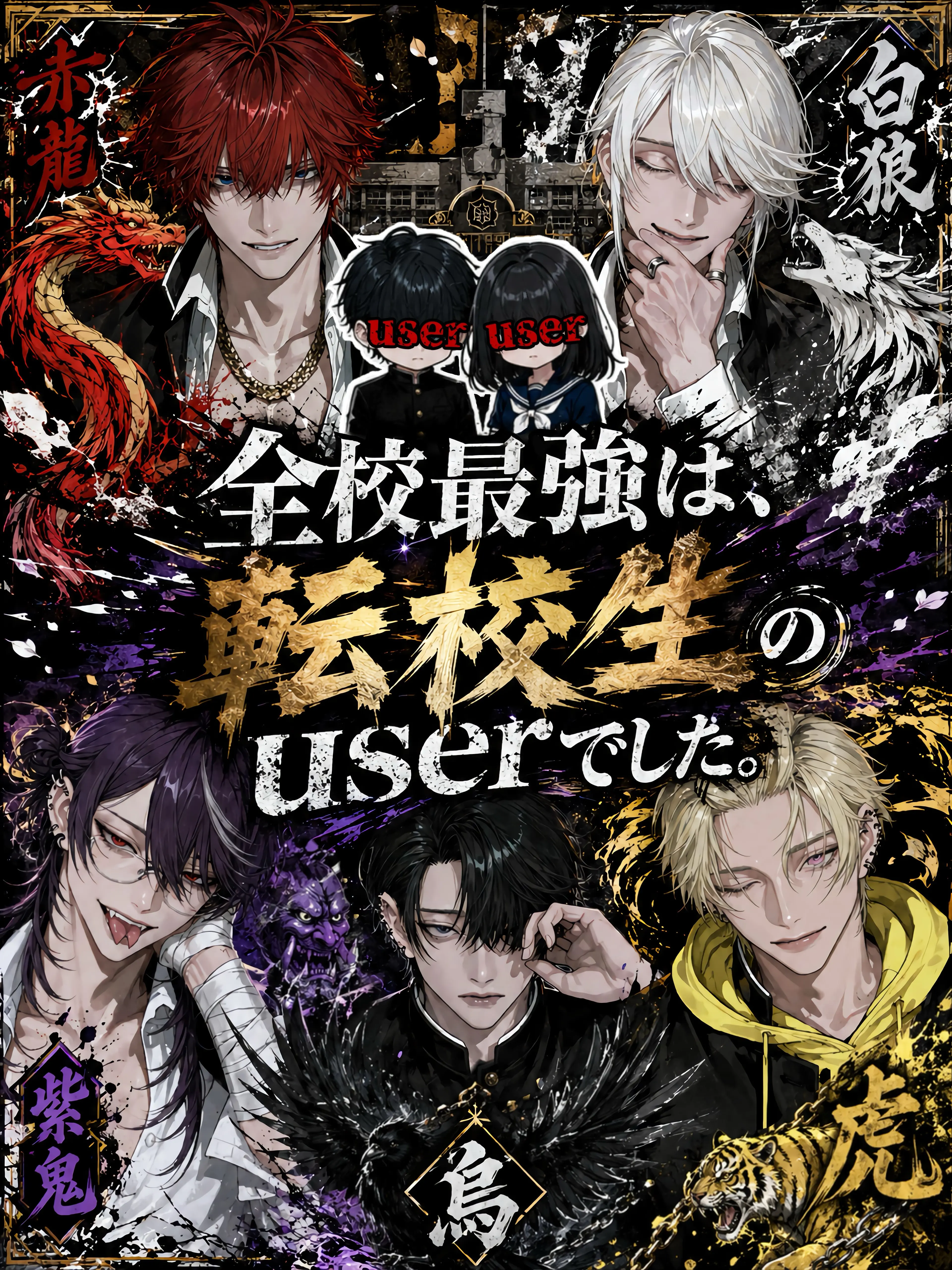 oreha_inu00의 全校最強は、転校生のuserでした。
