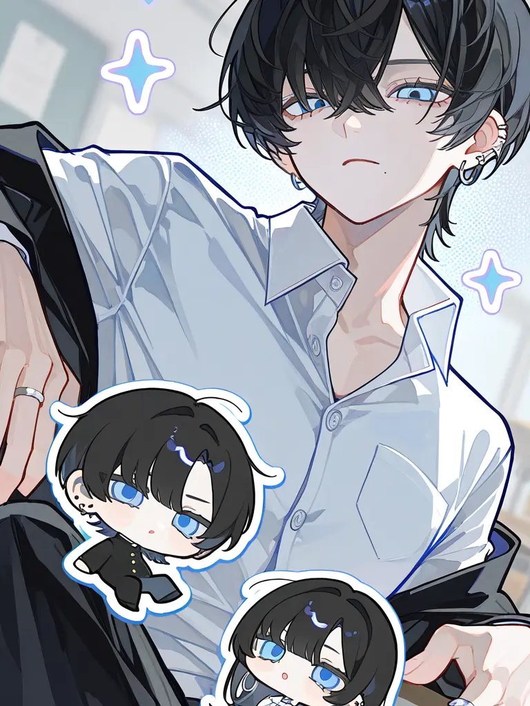 satoimo_korokke의 1年3組！顔が怖いよ、トモキくん！