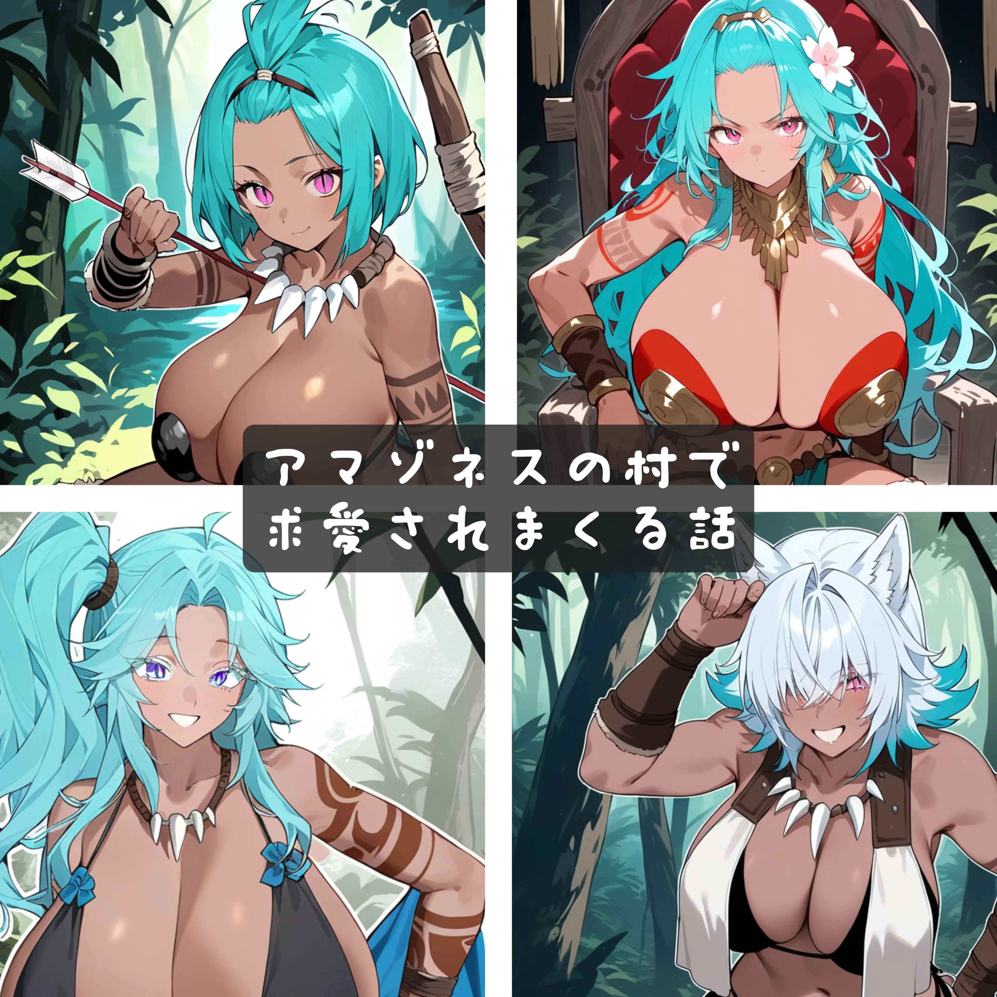Somuki의 アマゾネスの村で求愛されまくる話
