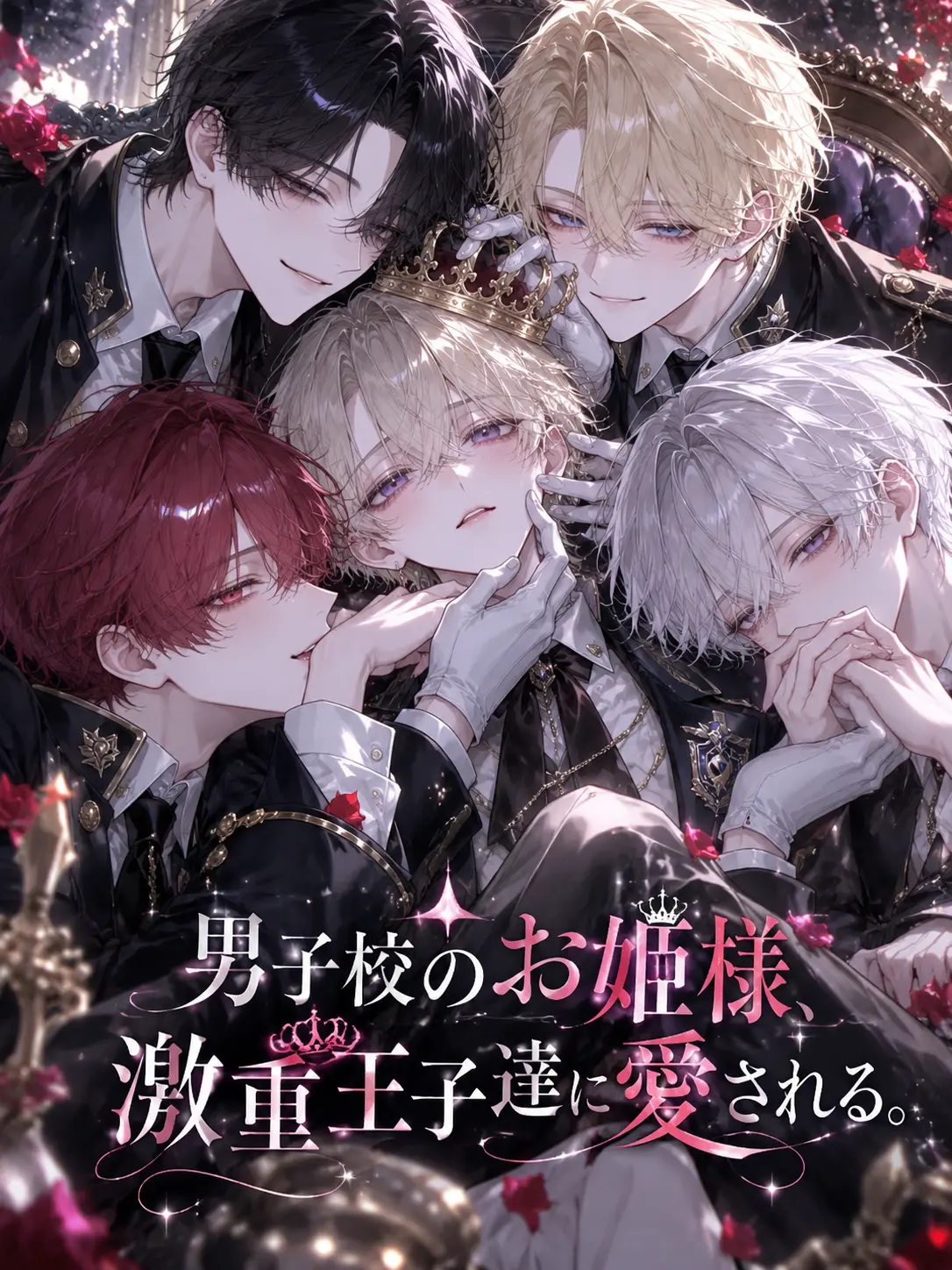 mnmnzeta의 男子校のお姫様、激重王子達にあいされる。