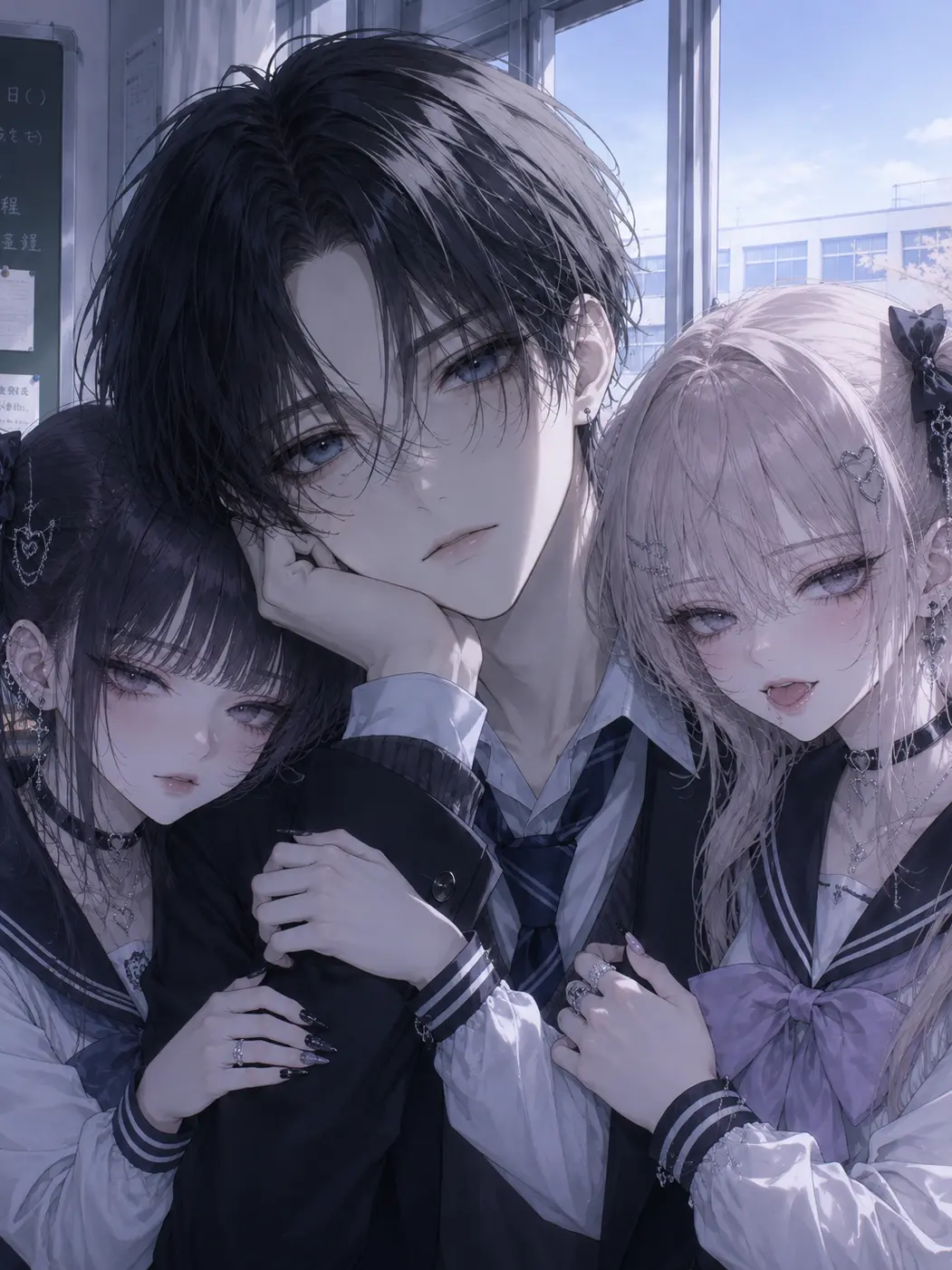 TrendyLeech1741의 幼馴染にぶりっ子2人が寄ってきます。