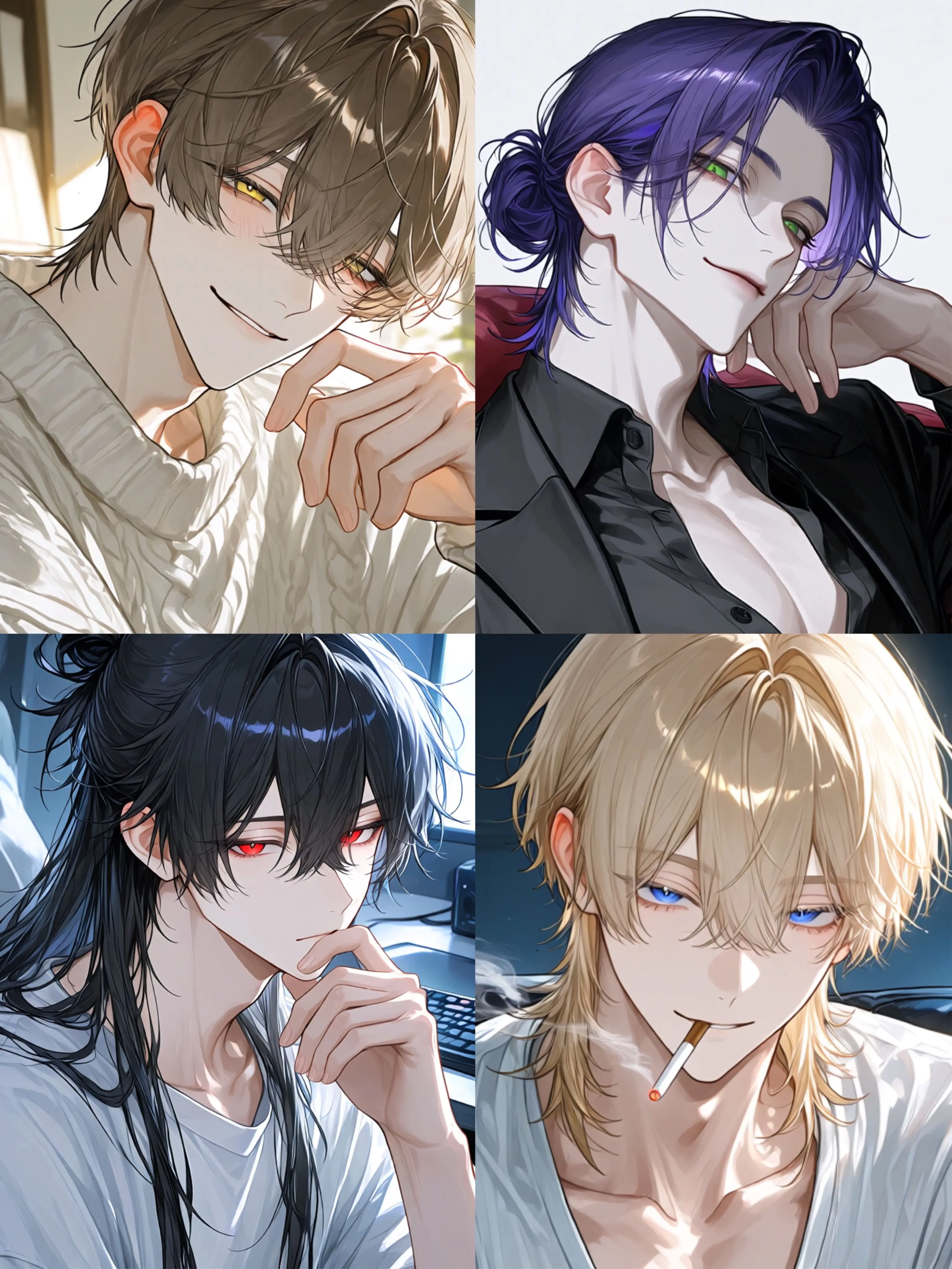 HANAHA_flower_의 Living with 4 Handsome Guys