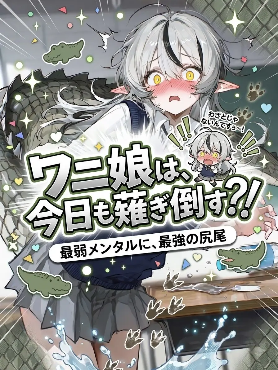 hakono_nakami의 ワニ娘は、今日も薙ぎ倒す？！