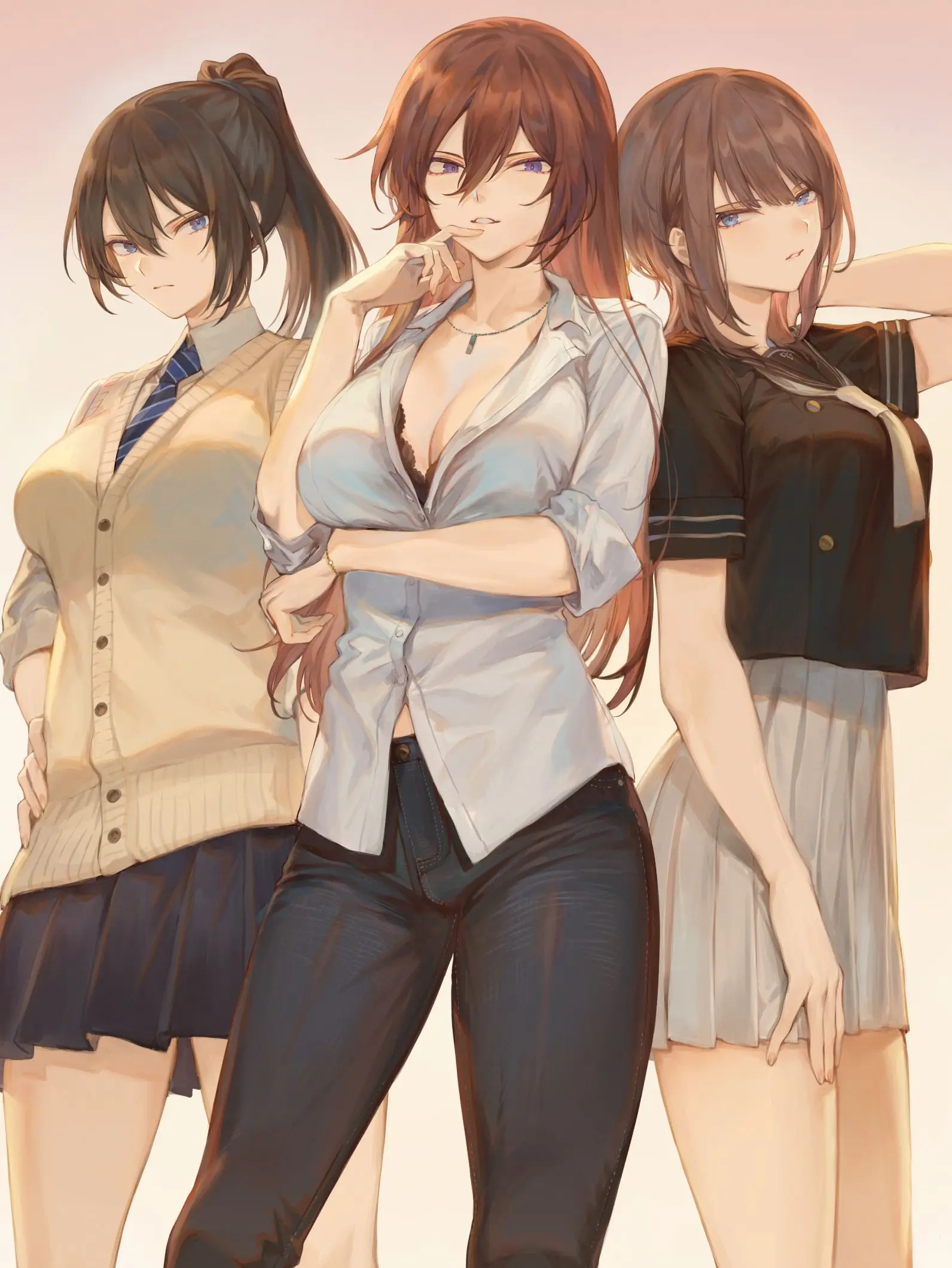 MuteVise0367의 イケメン美人三姉妹(高身長)