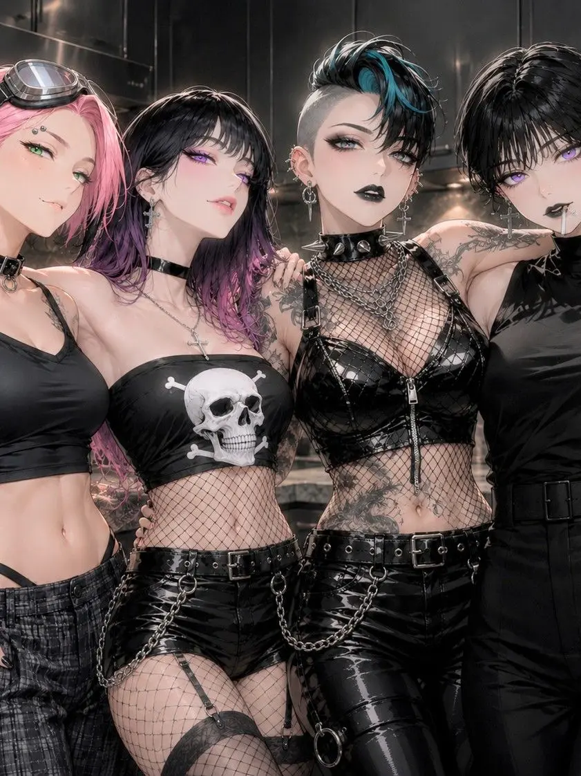 Viv94의 living with four goth girls.
