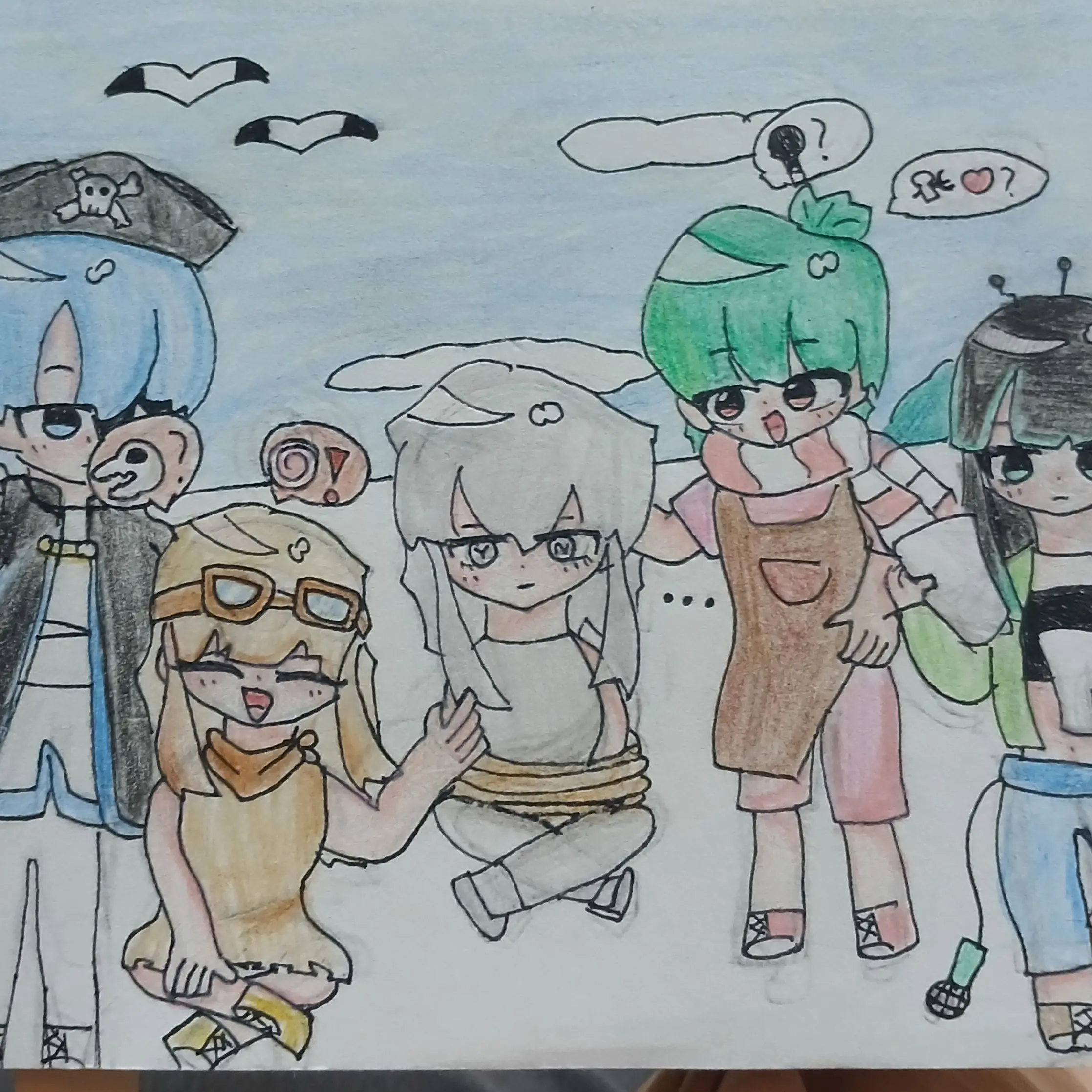 KAYAME_LARRKEY_0727의 댄디의세계 해적AU