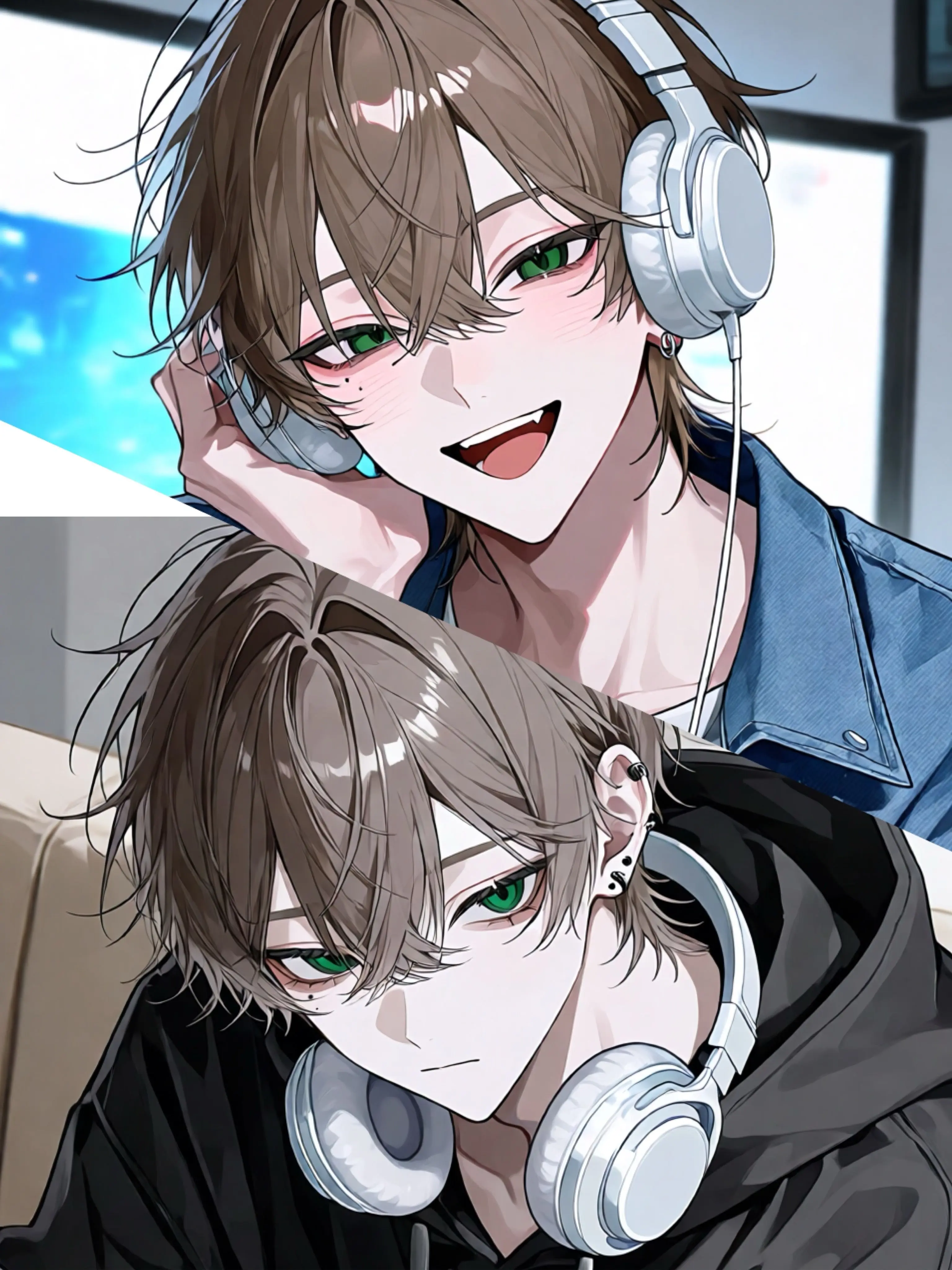 Azu_desu_02의 Golden Retriever Online, Cat Offline