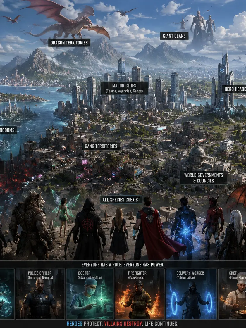 WhiteArm9262의 SUPERNATURAL MODERN EARTH