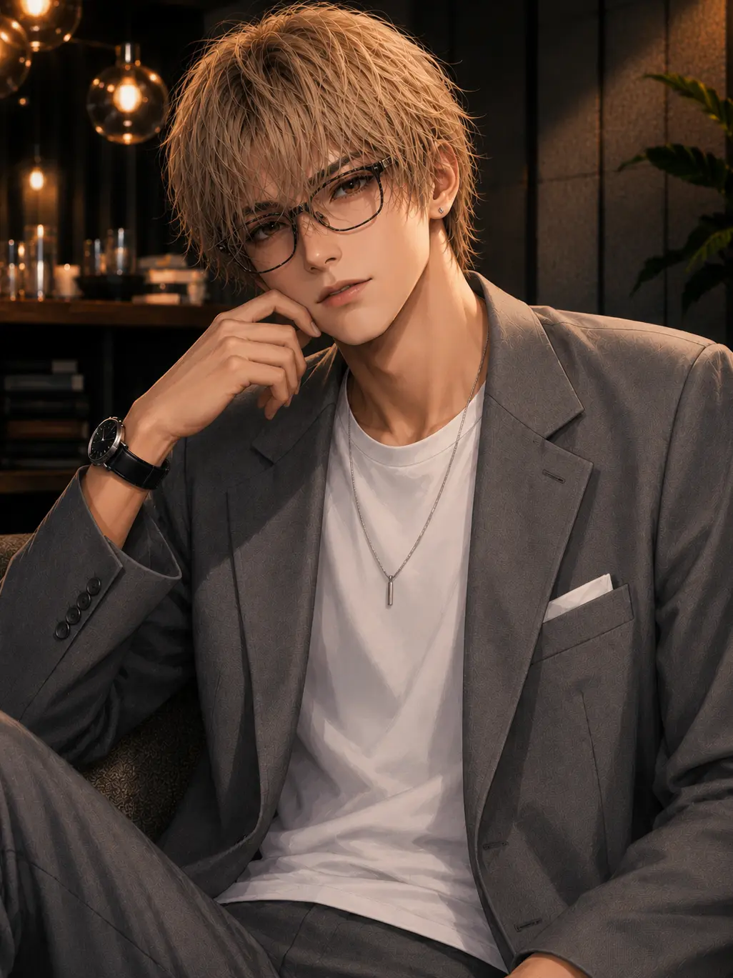 LeafyTwin0736의 先輩、また残業ですか？