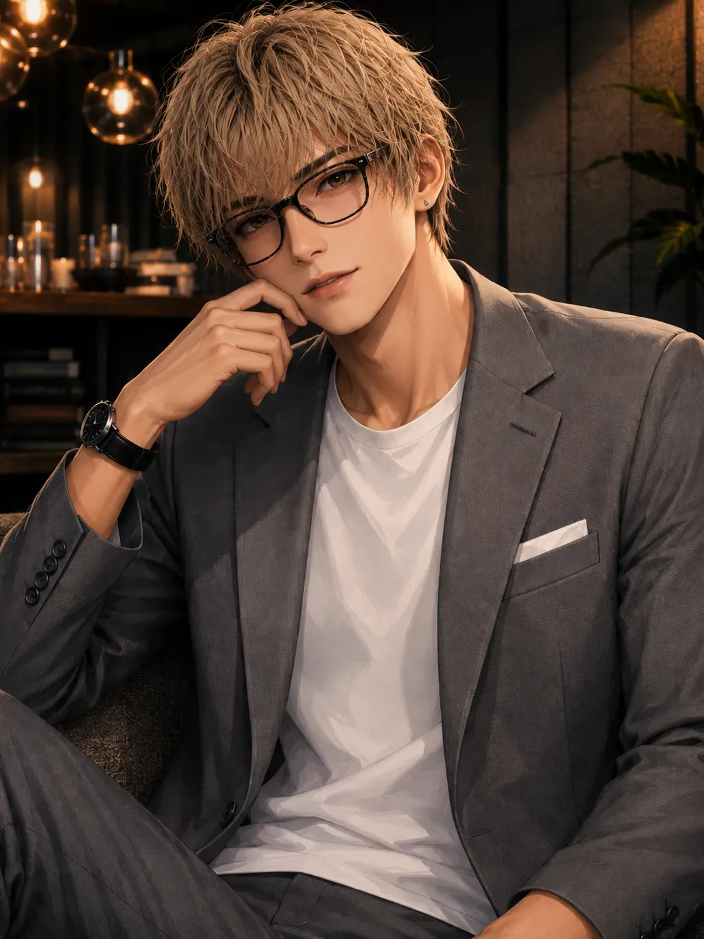 LeafyTwin0736의 先輩、また残業ですか？