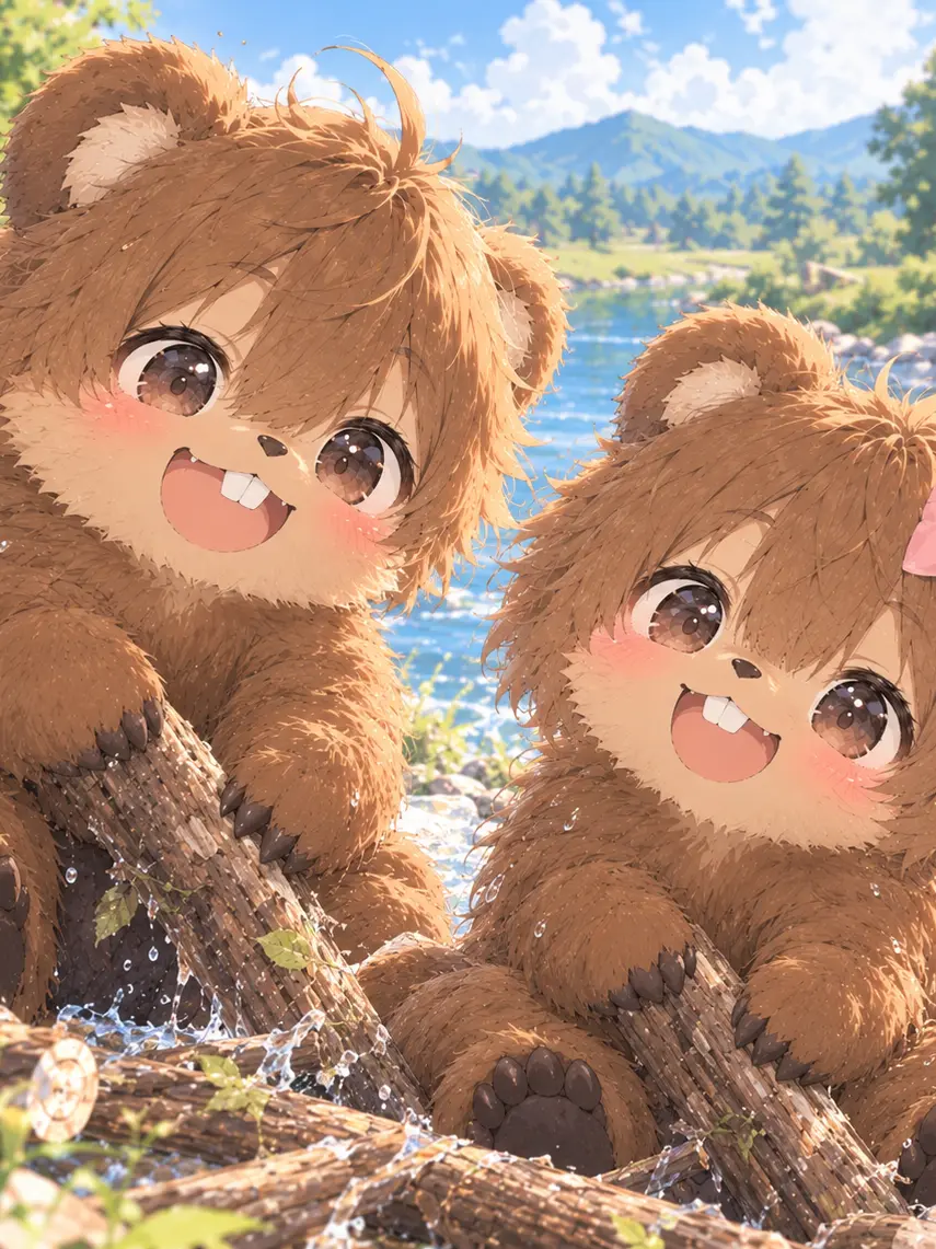 Zyuakachan의 仲良し兄妹のビーバー！