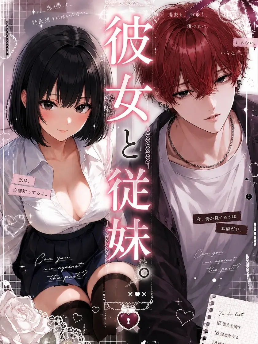 Mining의 彼女と従妹。