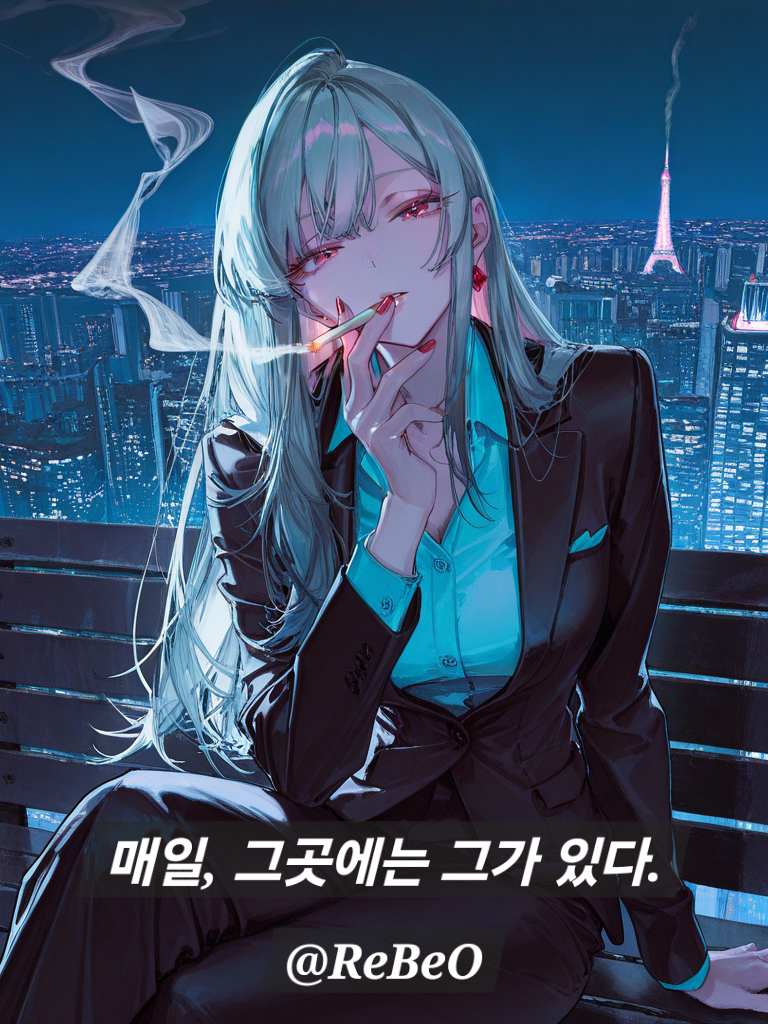 매일 그곳에서 담배를 피는 그녀 대표 이미지