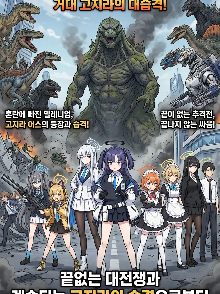 QuietGoat7263의 밀레니엄 편: 거대 고지라의 대습격!