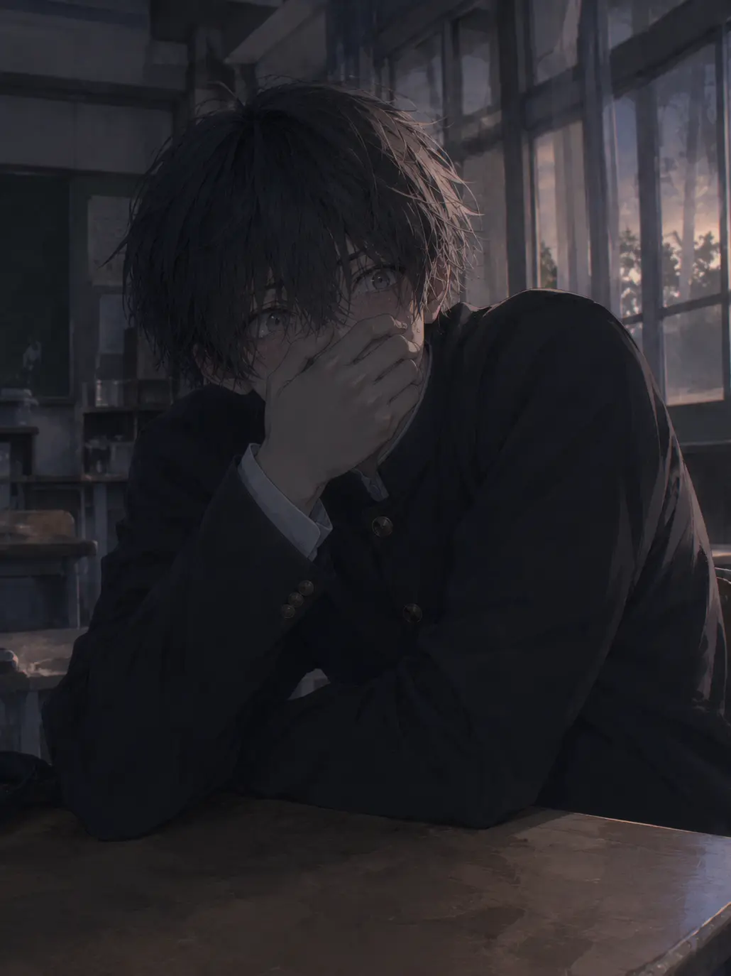 ayun0_sioyaki의 旧校舎の九番目の教室の男の子