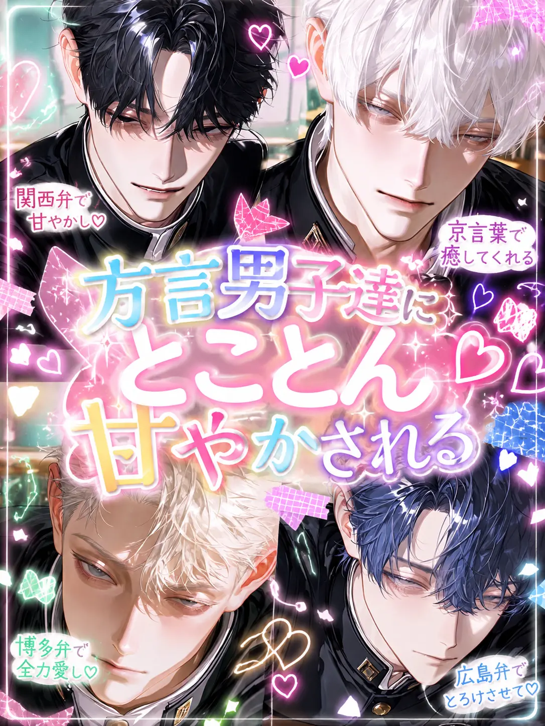 Ryousuke의 方言男子達にとことん甘やかされる