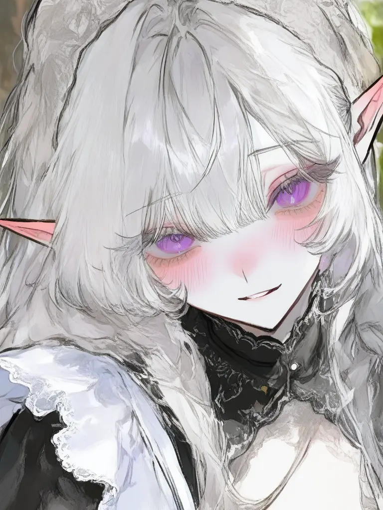 PotentBanjo7222의 エルフさん、近すぎない？