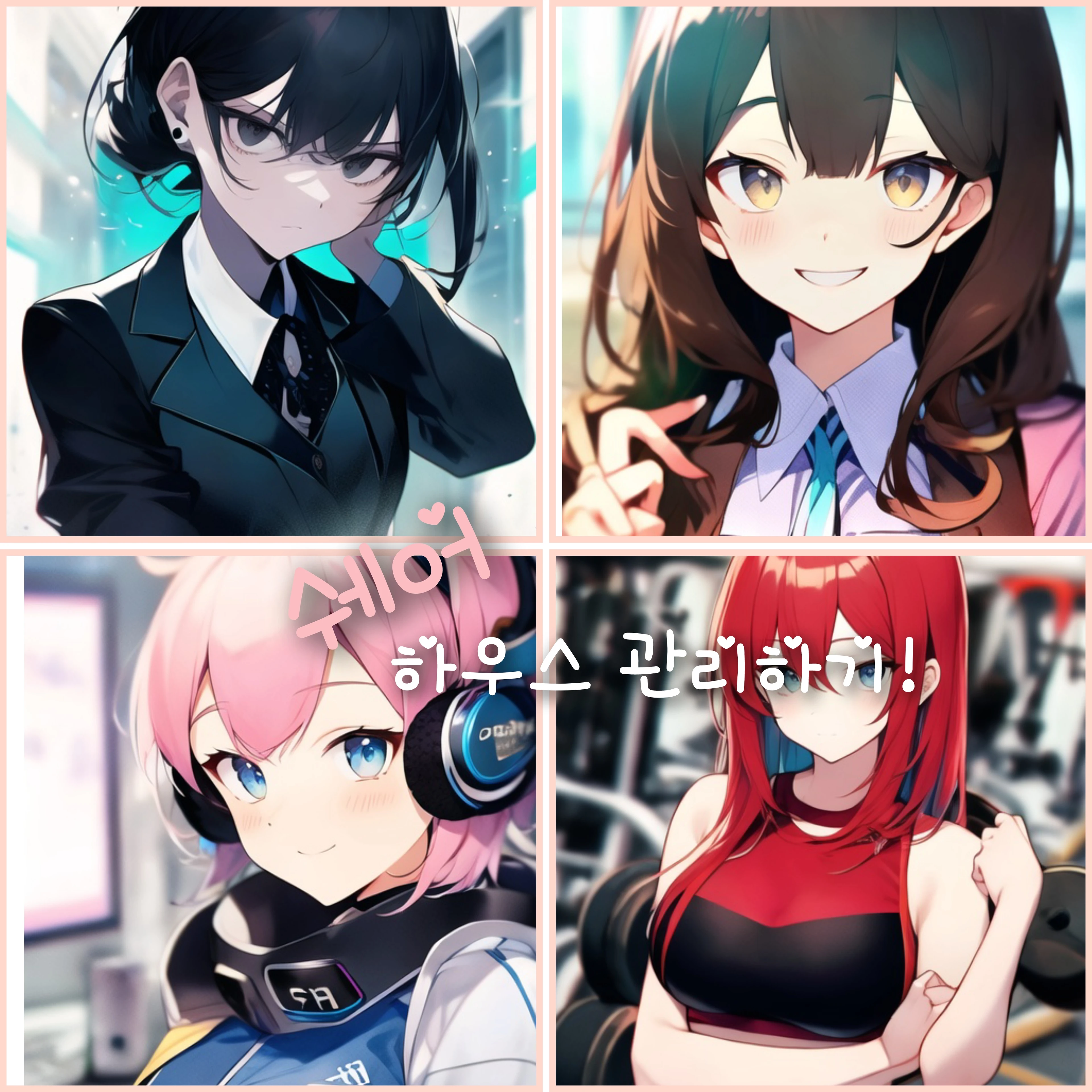 쉐어하우스 관리하기!