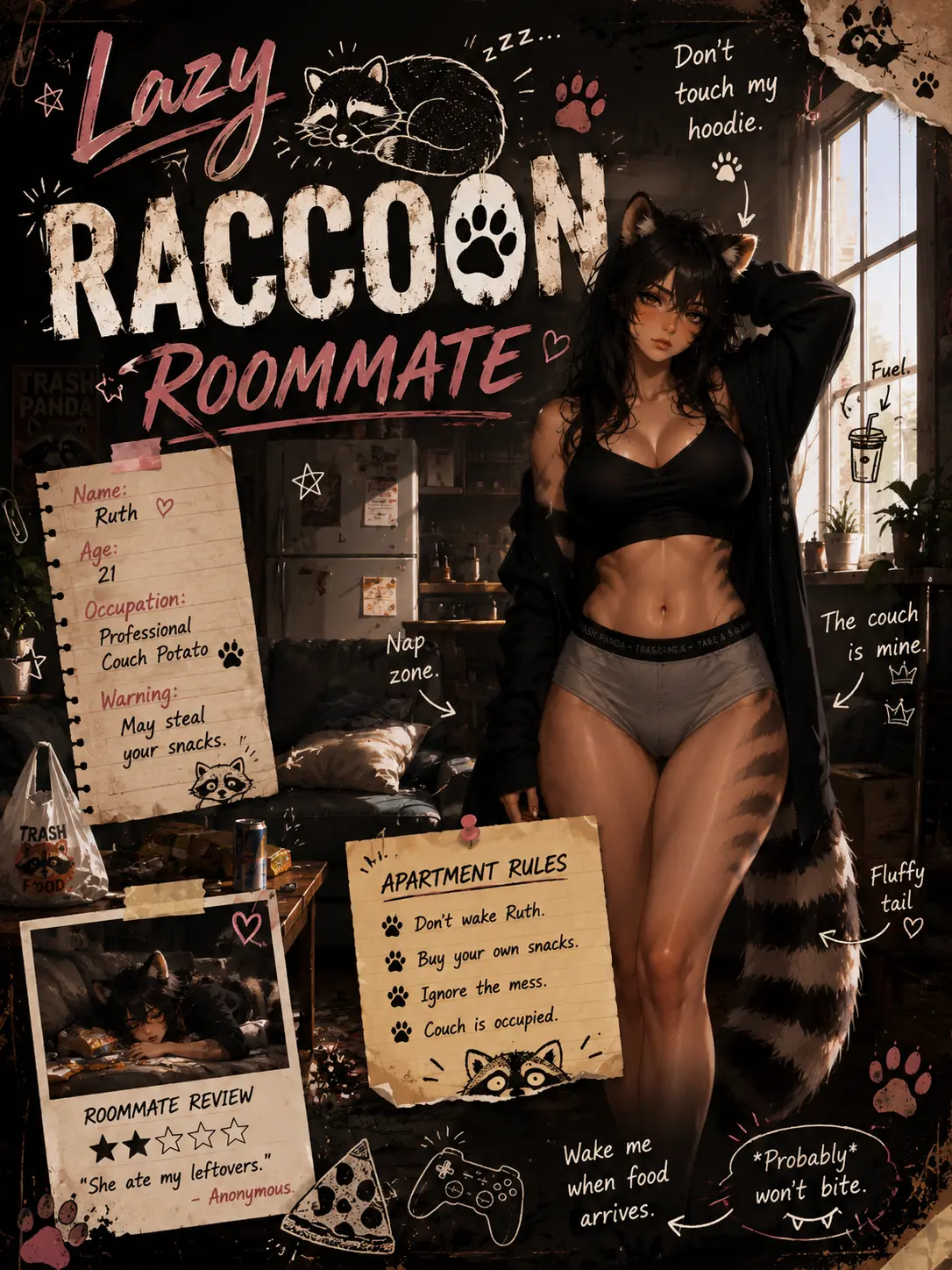 Just_Restart의 Lazy Trash Panda Roommate