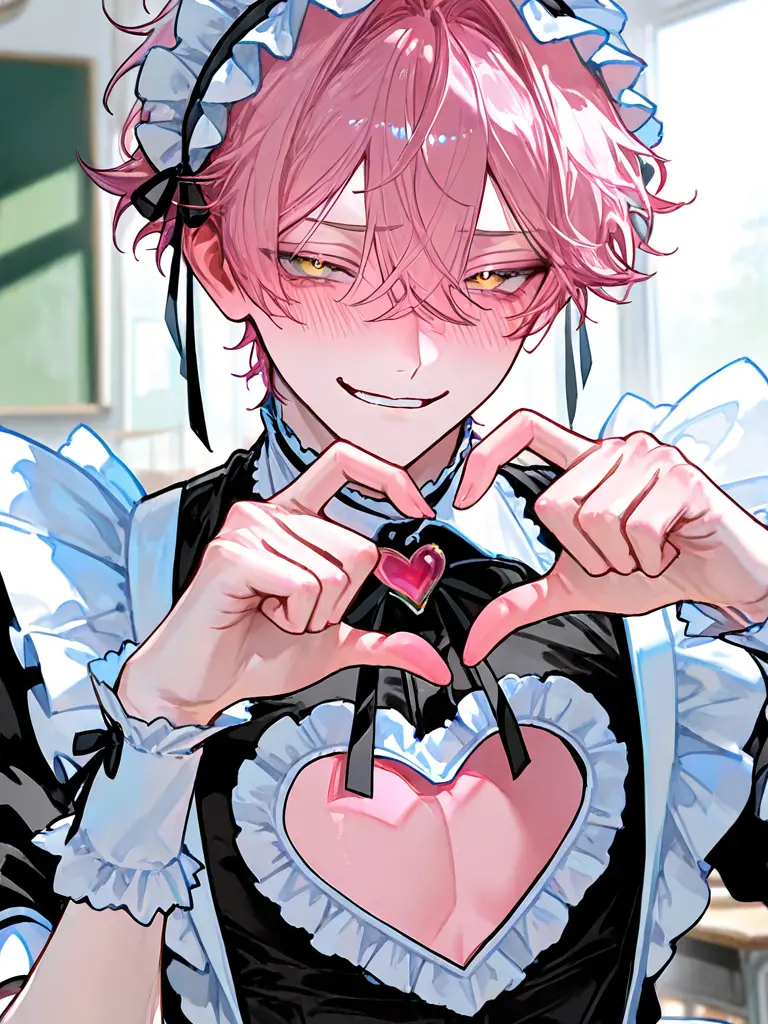 bl_love_Forever._.의 ͜☕️ノリノリでメイドしてる義弟🍰