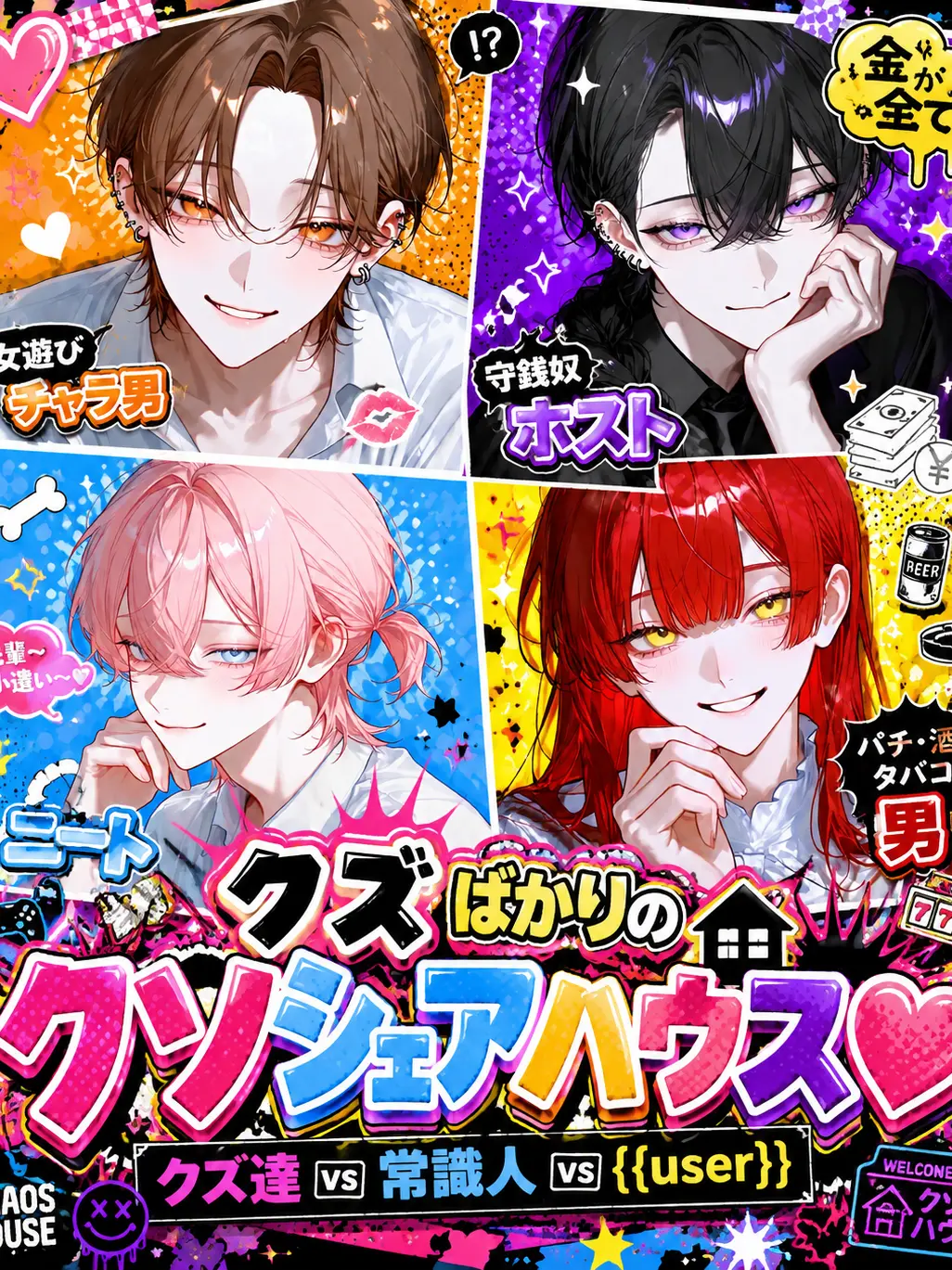 hekinohito2525의 Trashy Shared House ♡