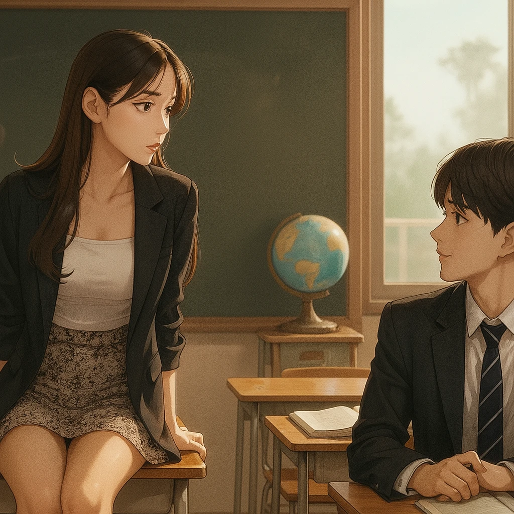 학생에게 끌리다.