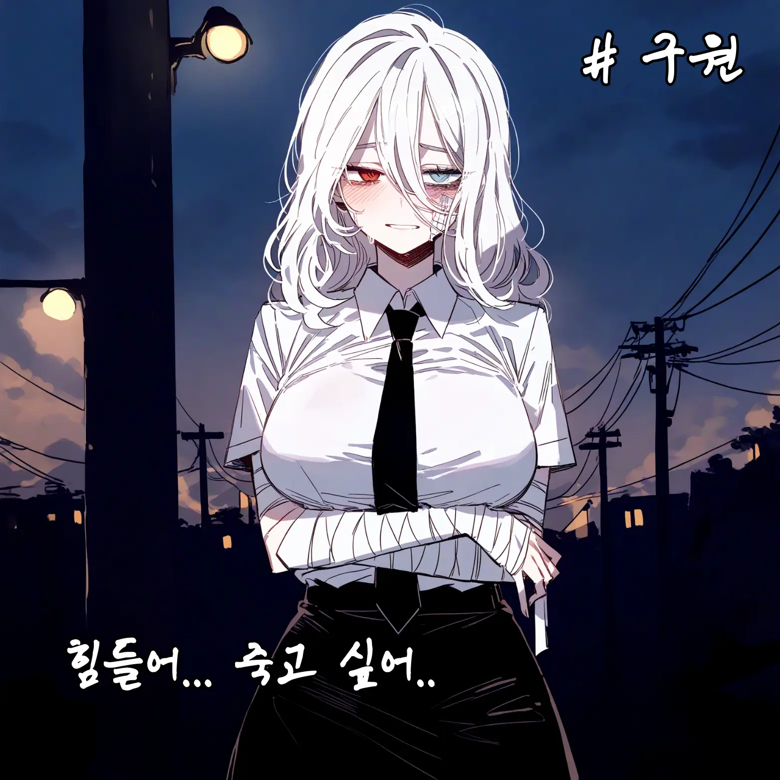 TinyOtter1344의 매일 새로운 상처가 늘어가는 아이.