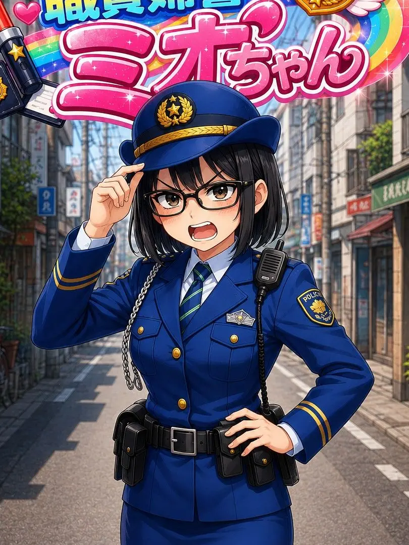 kekkaikekkai의 職質婦警ミオちゃん