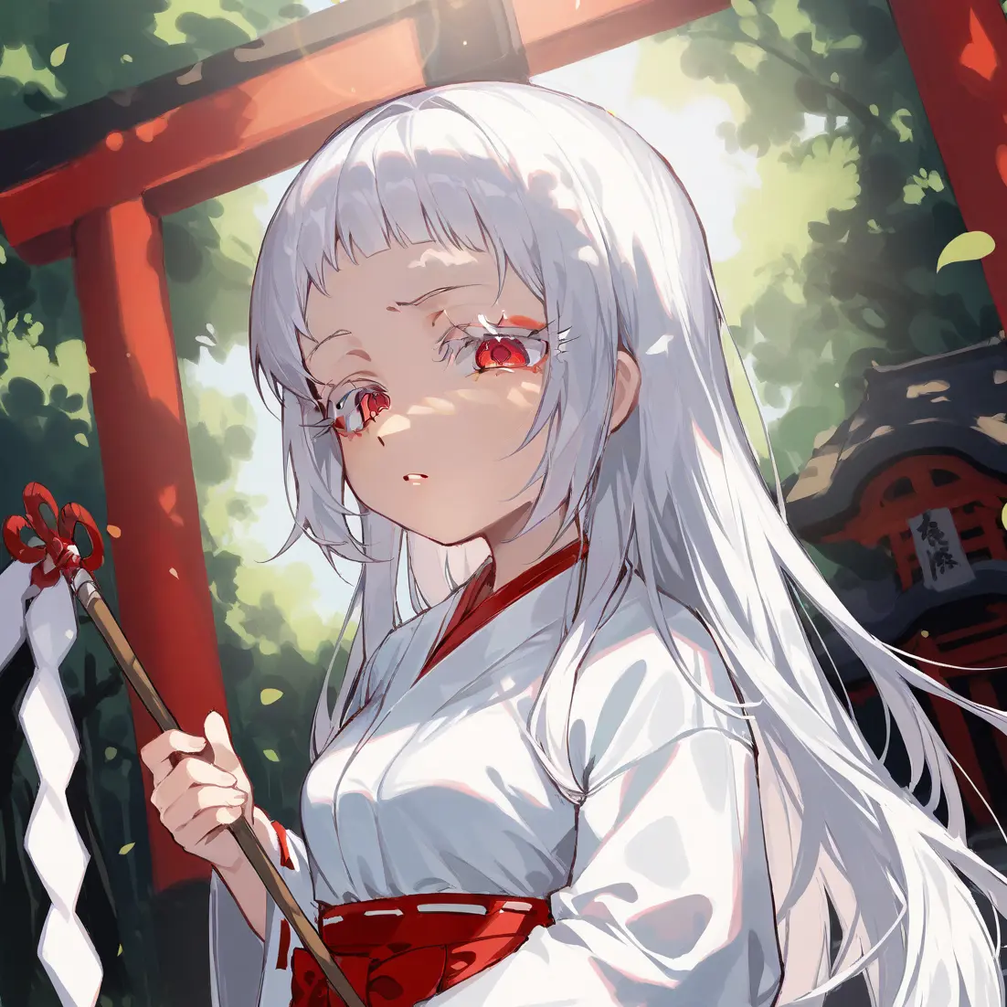 pamosu의 神社で出会った孤独な子