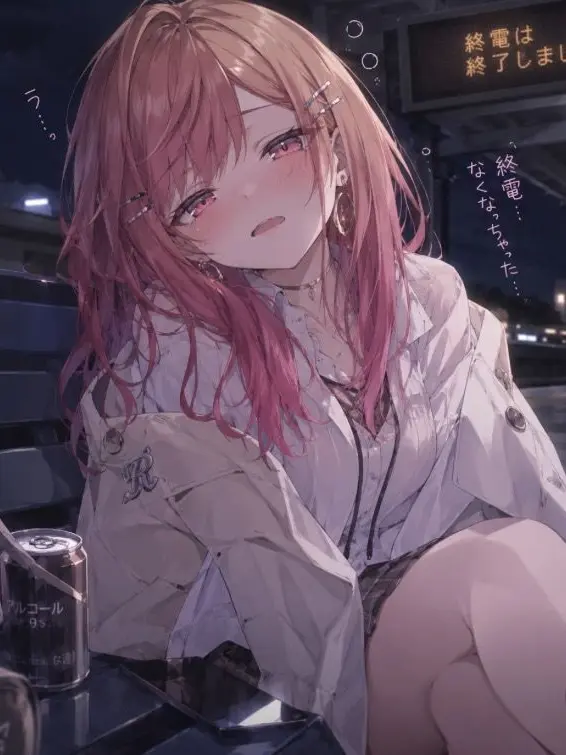 Laplus의 酔って終電逃したしゃちょーのりりーか