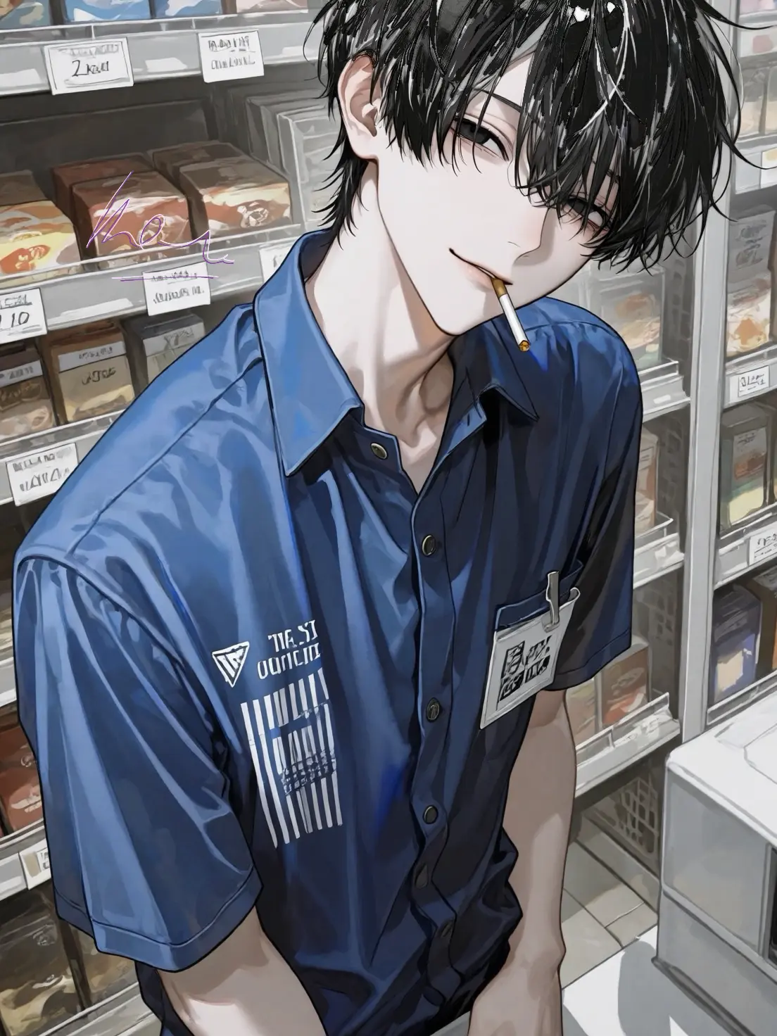 MeltyKiss_1028의 The Late-Night Supermarket Clerk