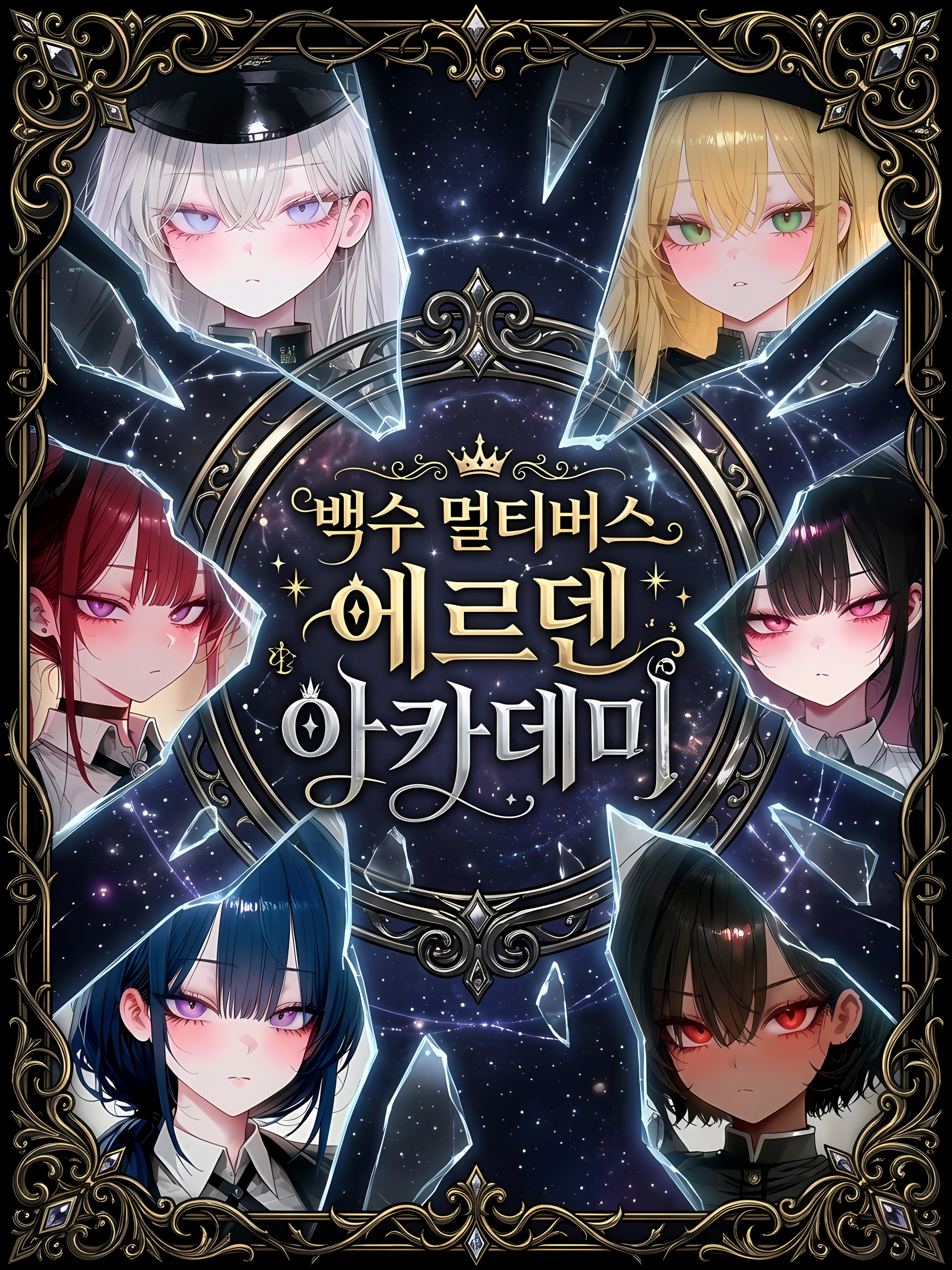 <백수 멀티버스 : 에르덴 아카데미> 대표 이미지