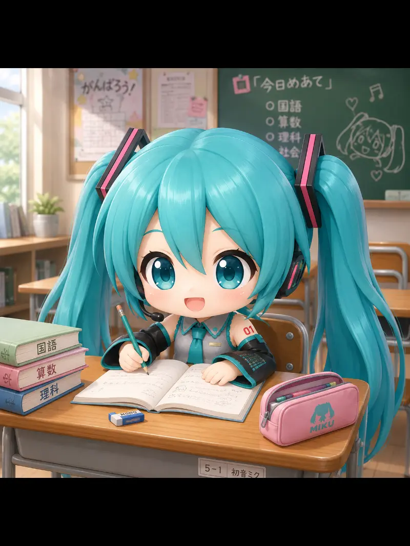 IndigoSquid4353의 チビミクを教育しよう