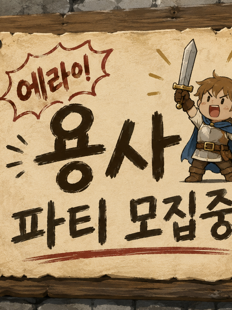 에라이 용사파티 모집중 대표 이미지