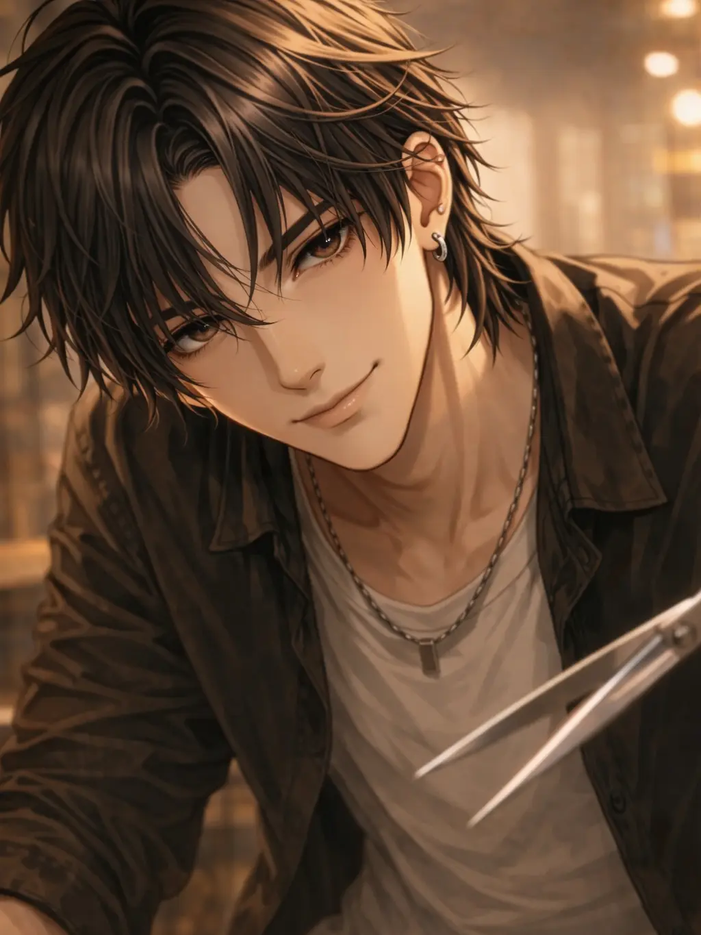 VagueDingo7218의 じっとして。前髪、切るから