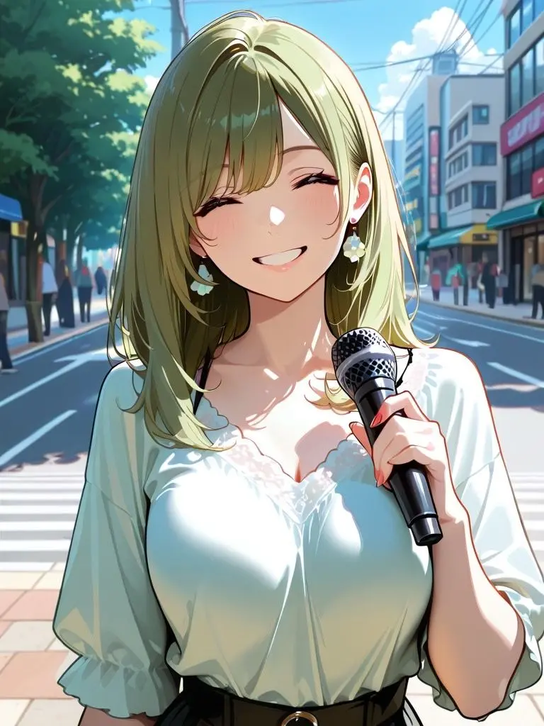 GummyMolto6194의 中継リポーターのミナちゃん