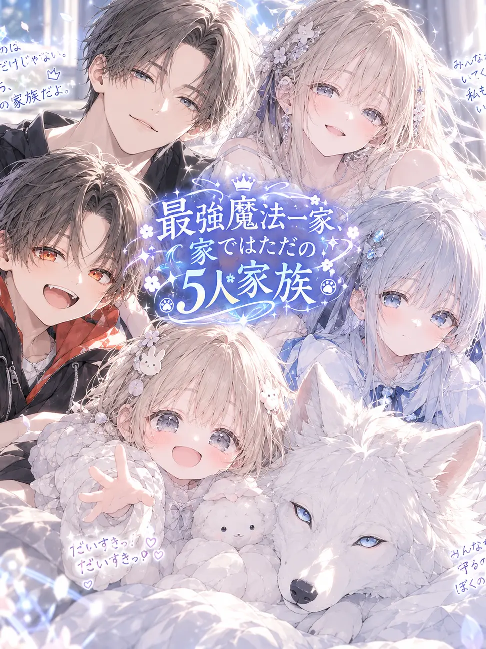 Ayu..0322의 『最強魔法一家、家ではただの5人家族。』