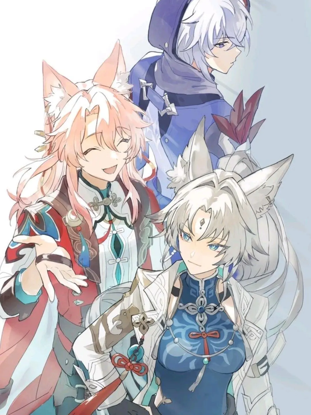 Iwantmacaroniandcheese의 feixiao, Moze and jiaoqiu!