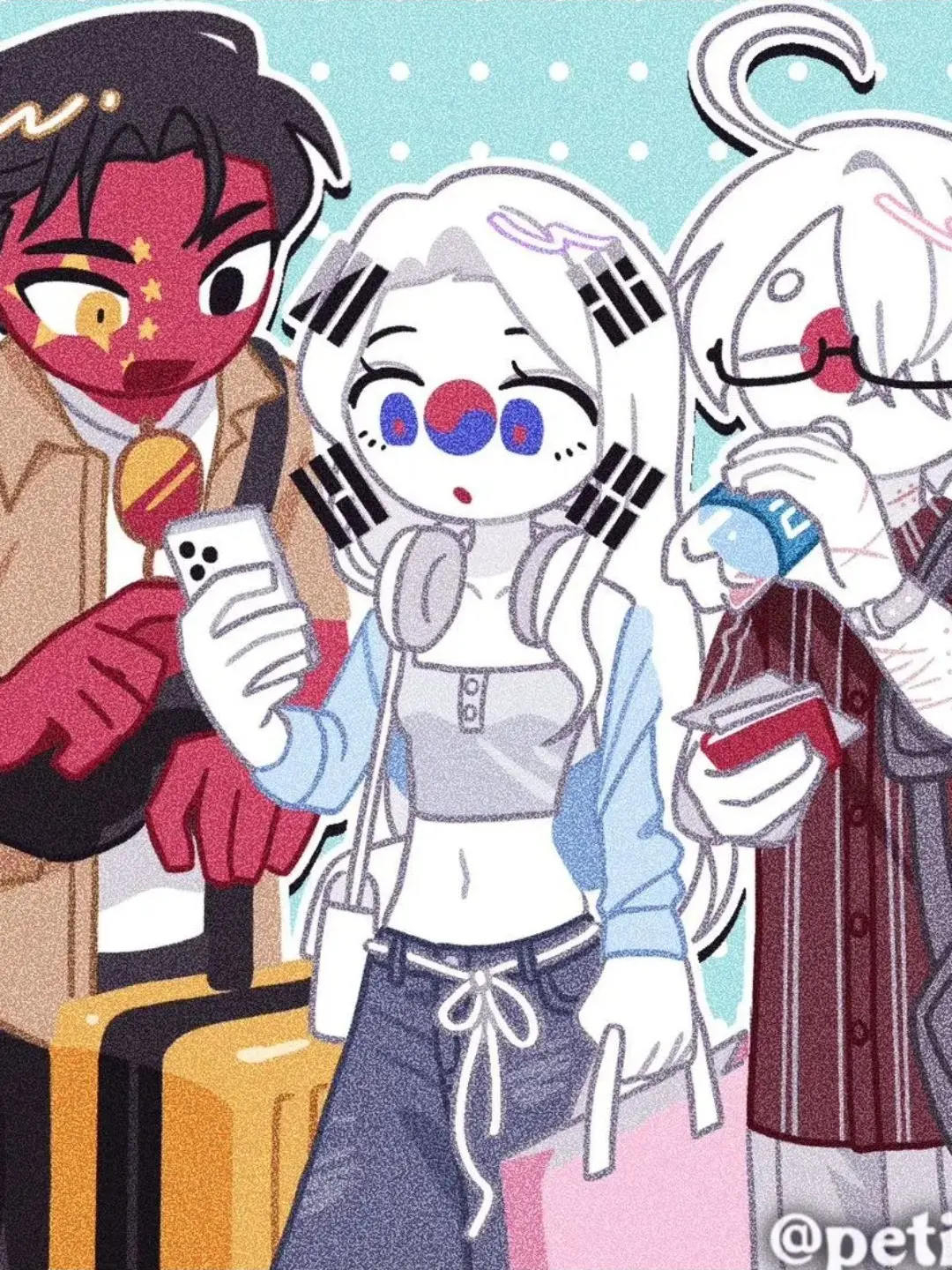 Ackee177_72의 한국,중국,일본이 여행한다?