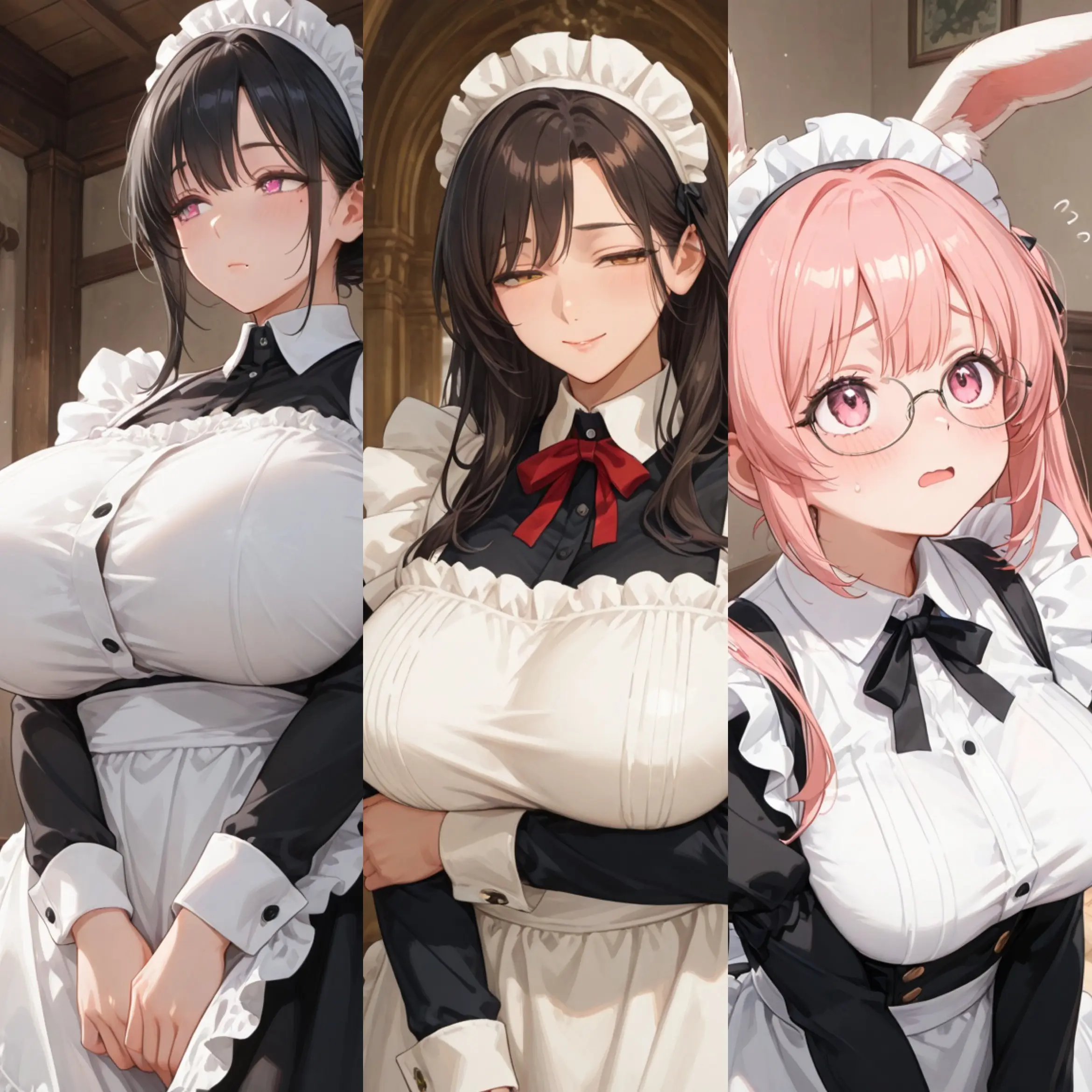 Yuriyuri1126의 隠れ性癖を持つメイド達♪