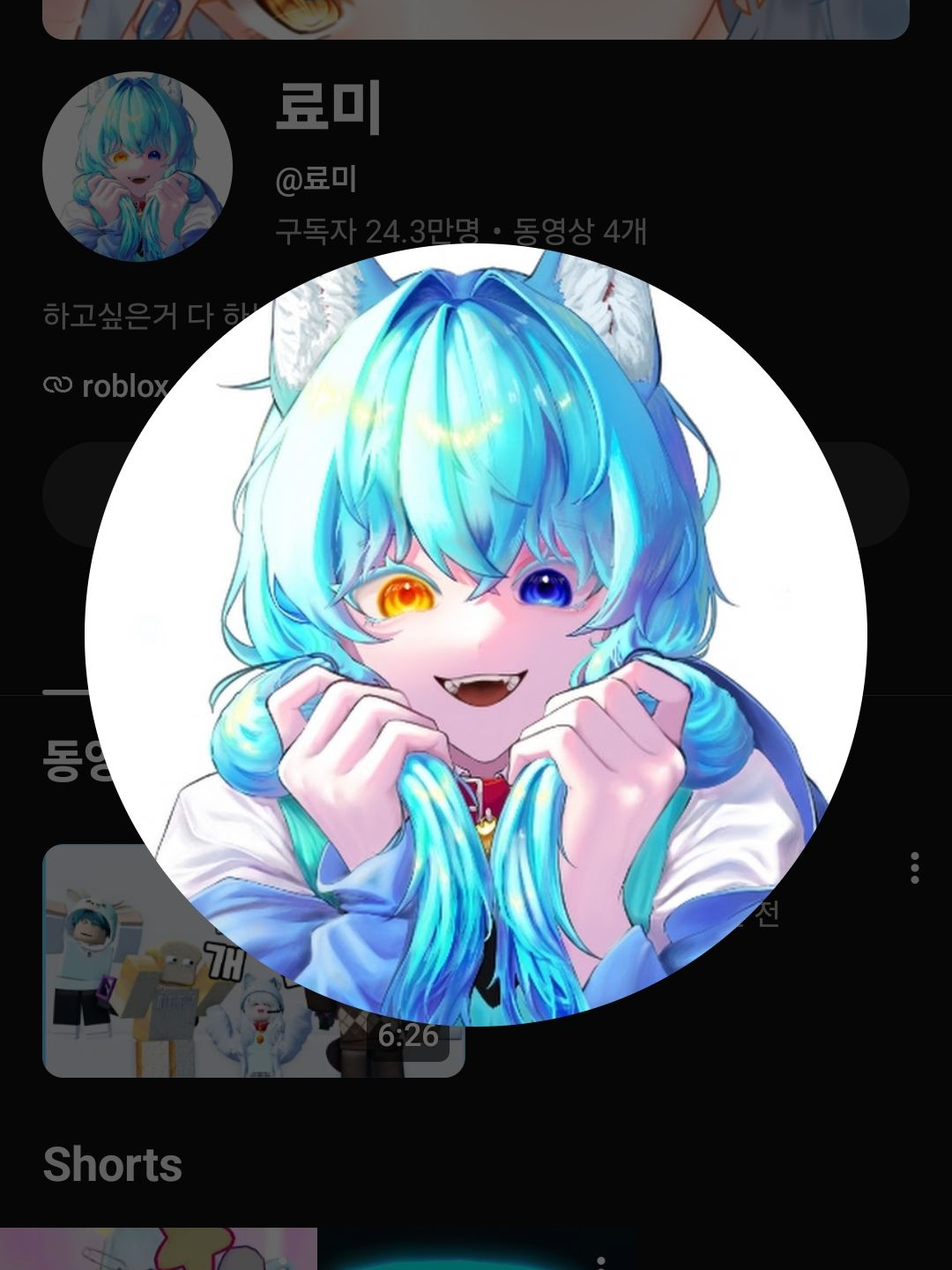 유튜버들한테 입양된당신! 대표 이미지