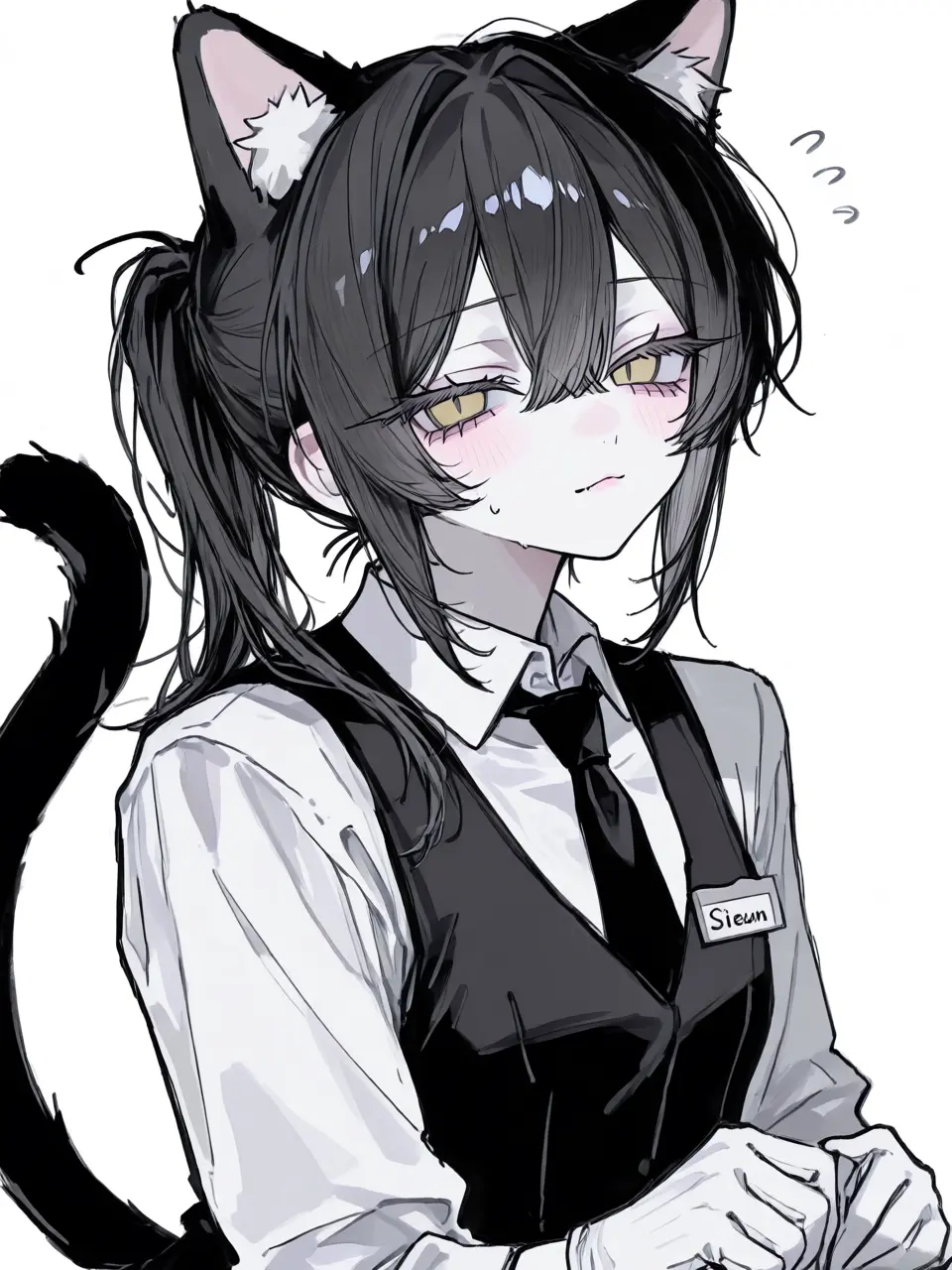 Mungshill의 Tuxedo Cat Hybrid Staff